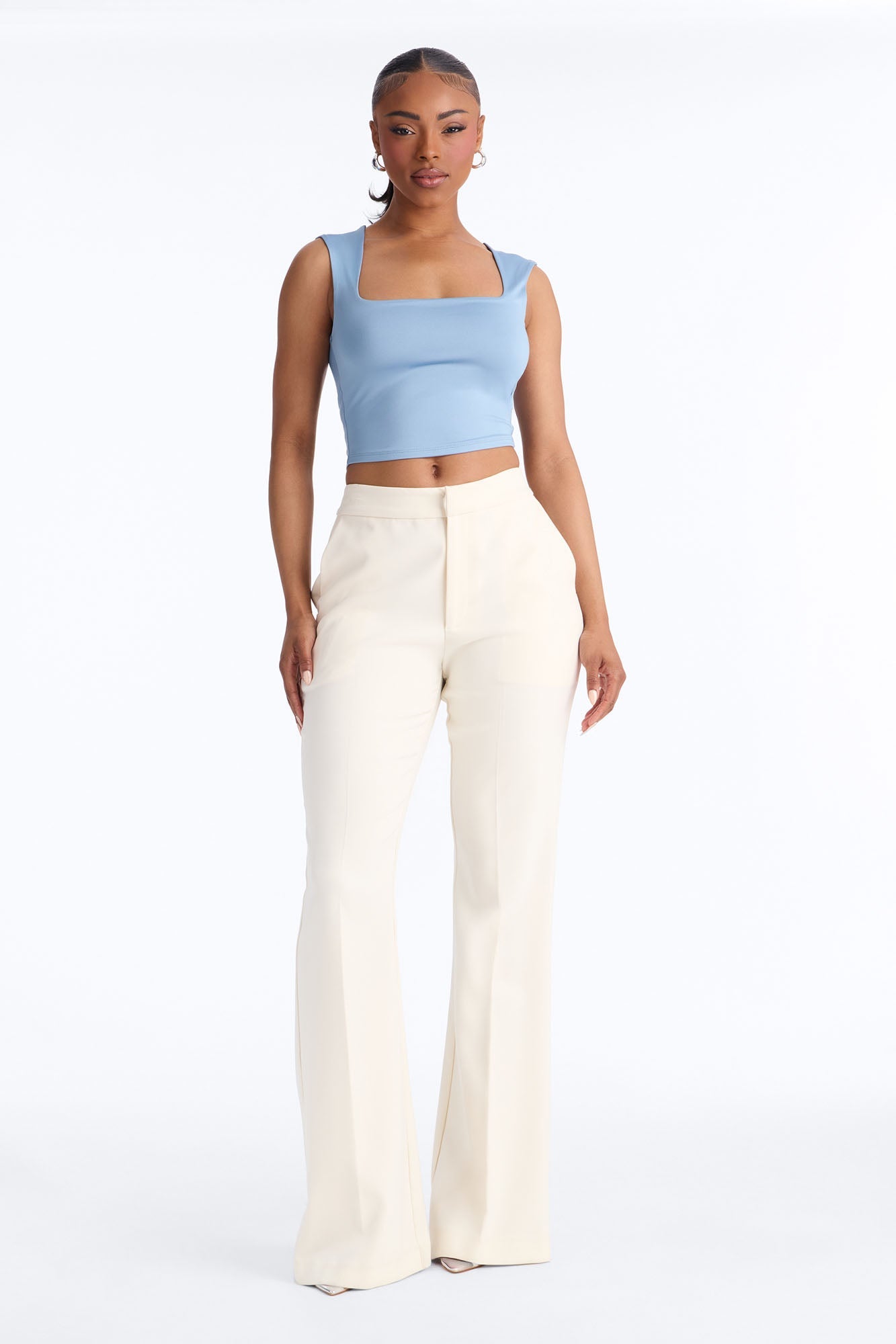 Christine Sleeveless Top - Blue