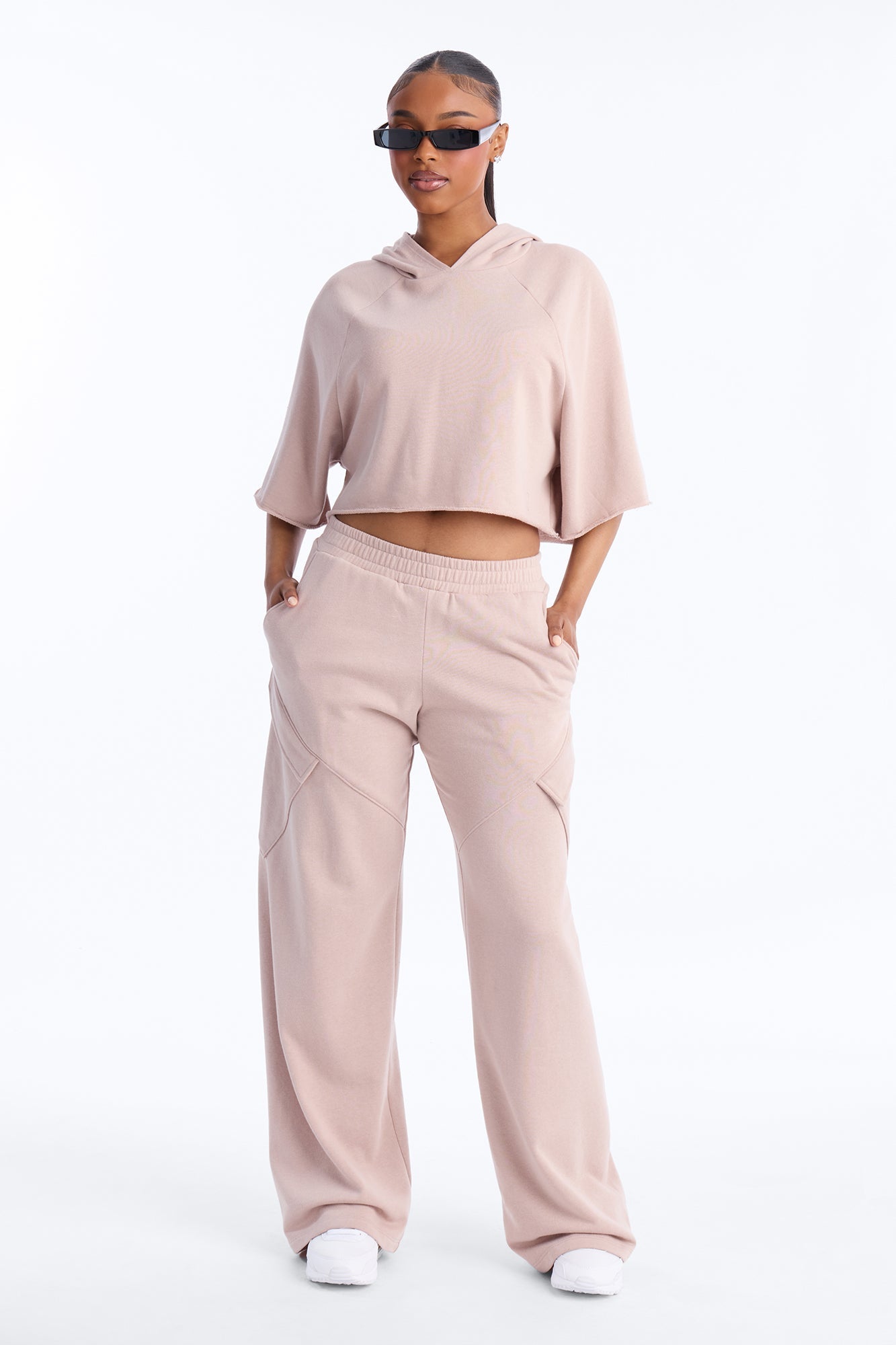 Easy Days French Terry Lounge Pant - Taupe