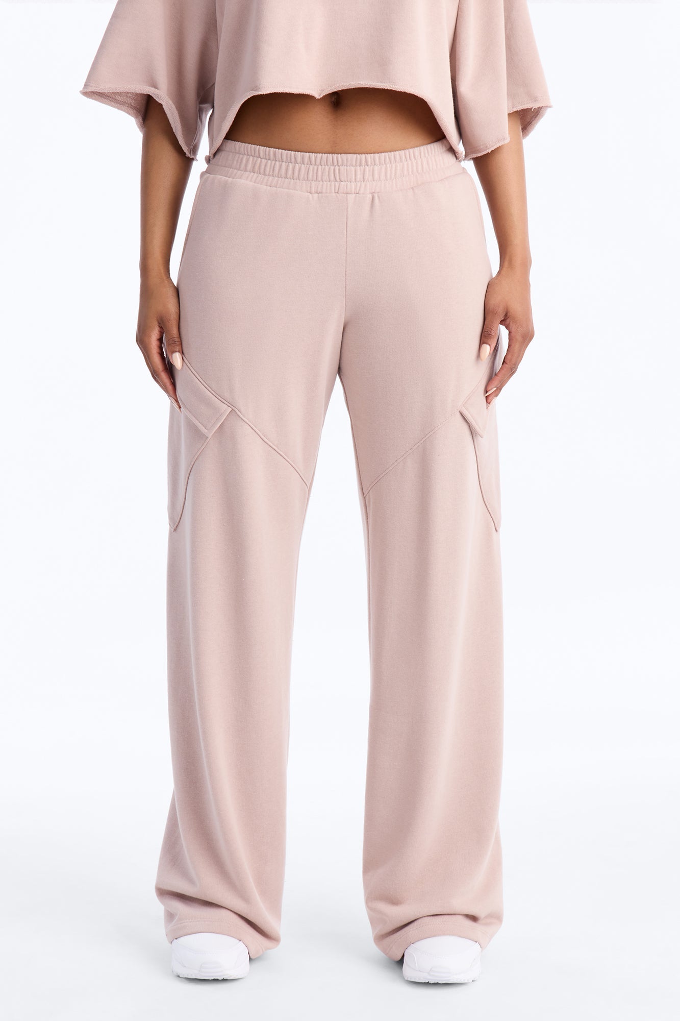 Easy Days French Terry Lounge Pant - Taupe