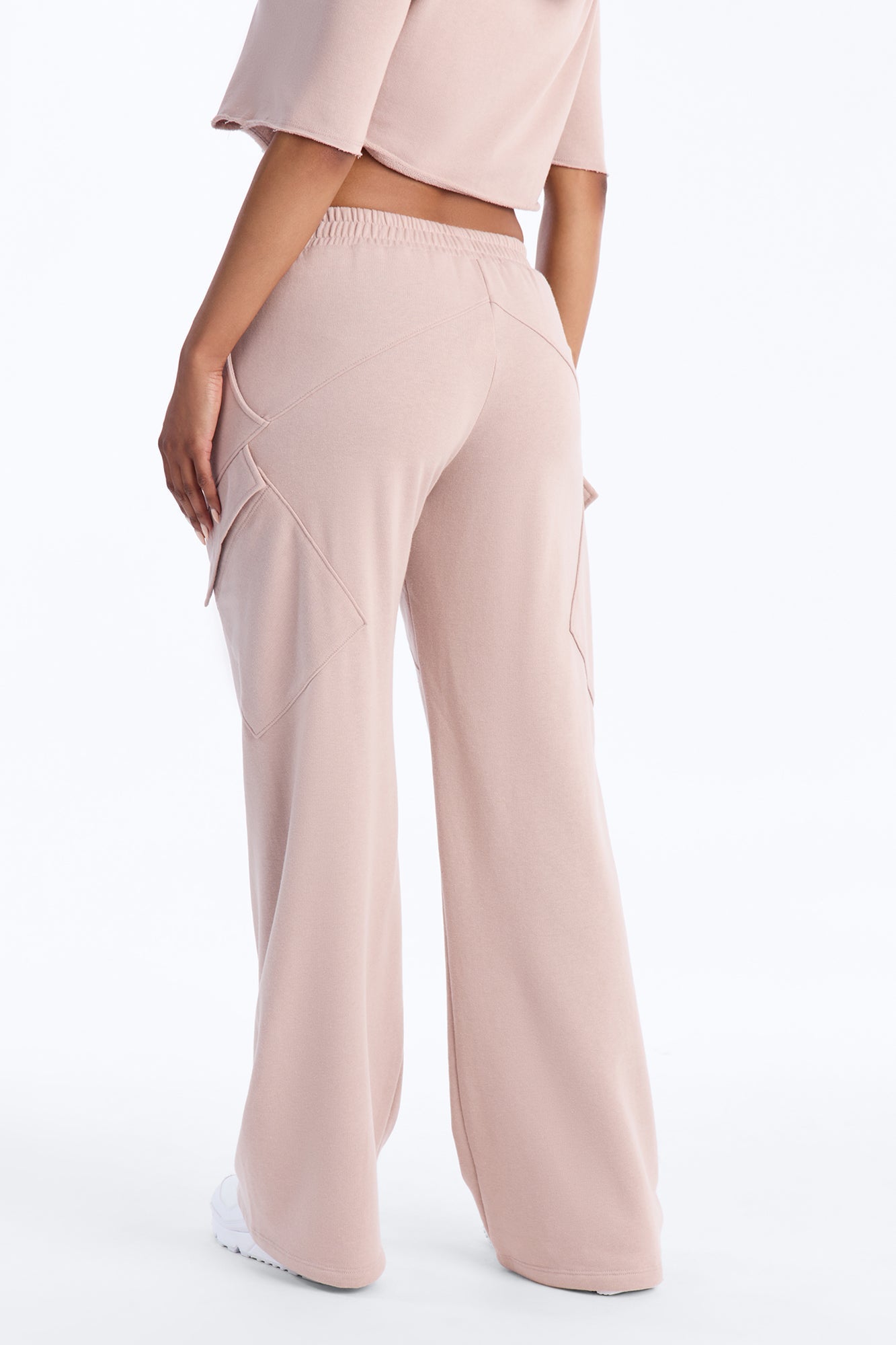 Easy Days French Terry Lounge Pant - Taupe