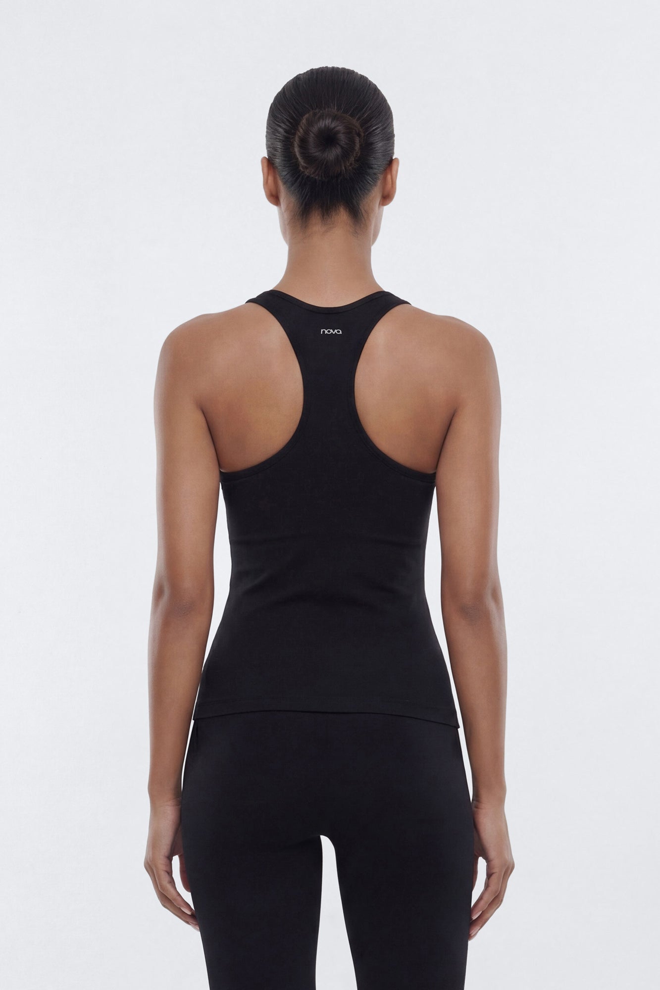 SeamlessLift™ Scoop Neck Racerback Active Tank - Black Fashion Nova