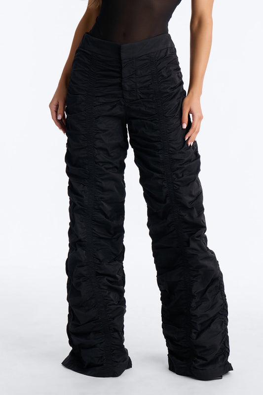 Count These Stacks Low Rise Pant - Black