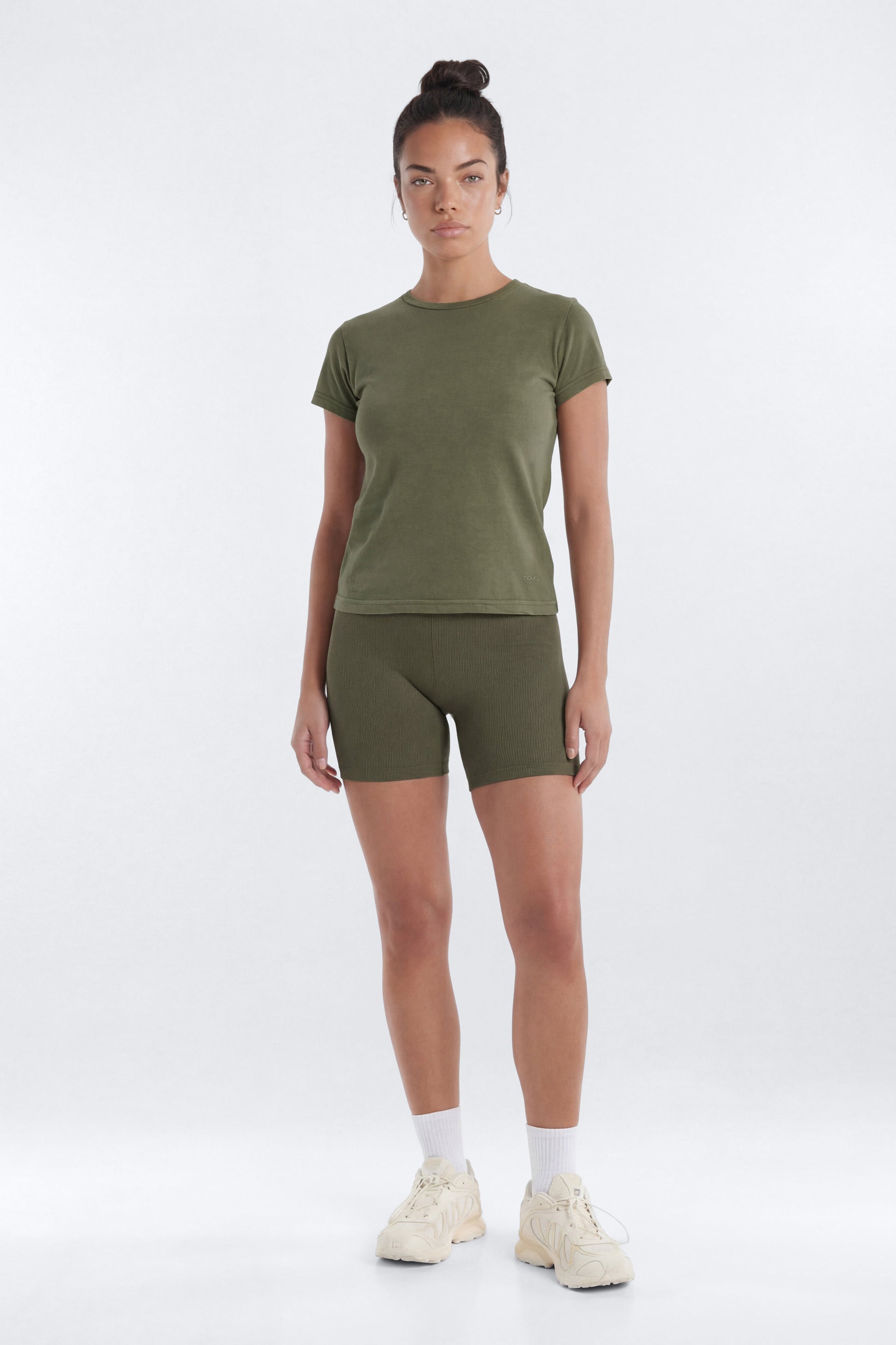 Cotton Jersey Short Sleeve T Shirt - Moss Fashion Nova