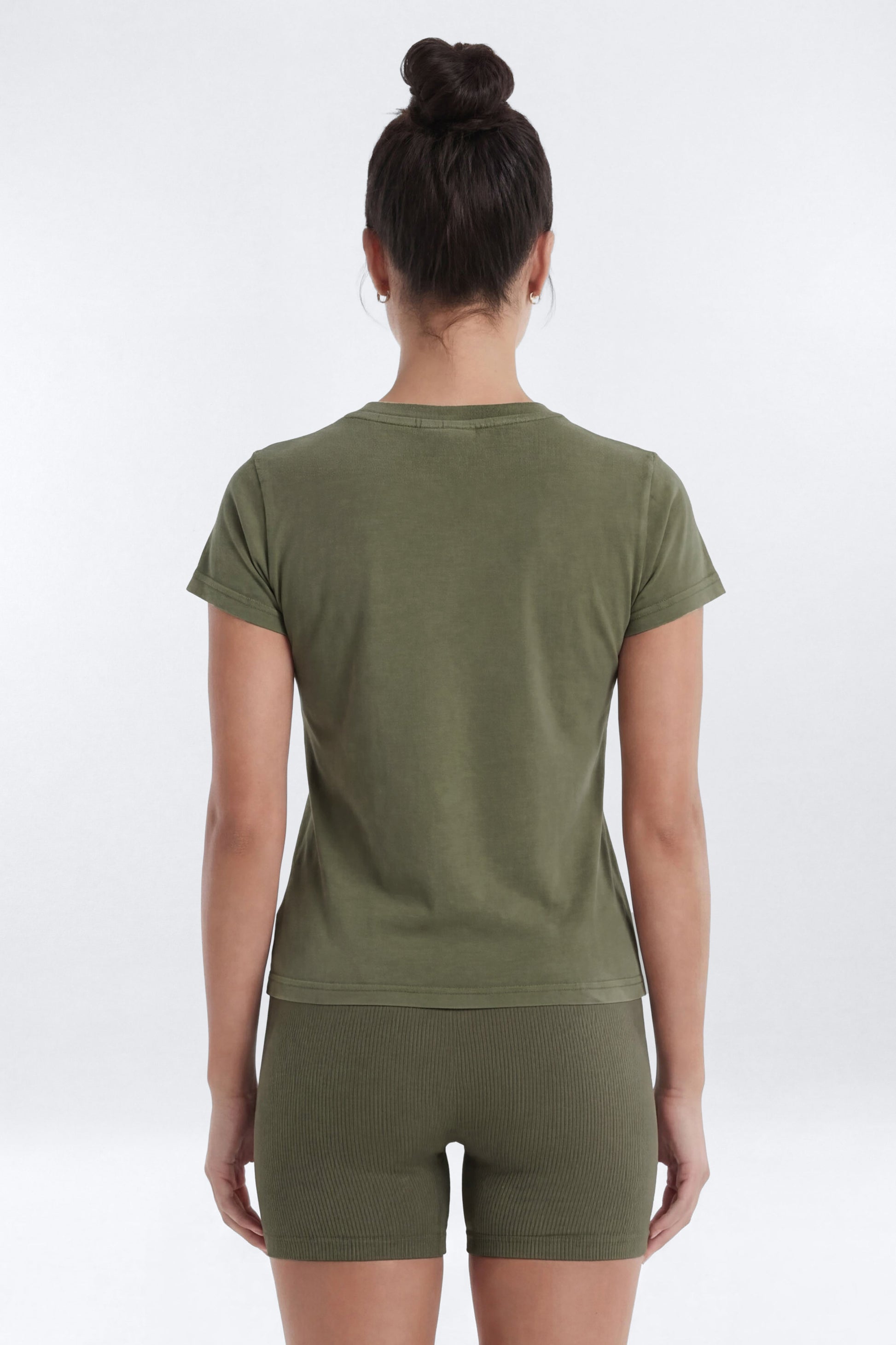 Cotton Jersey Short Sleeve T Shirt - Moss Fashion Nova