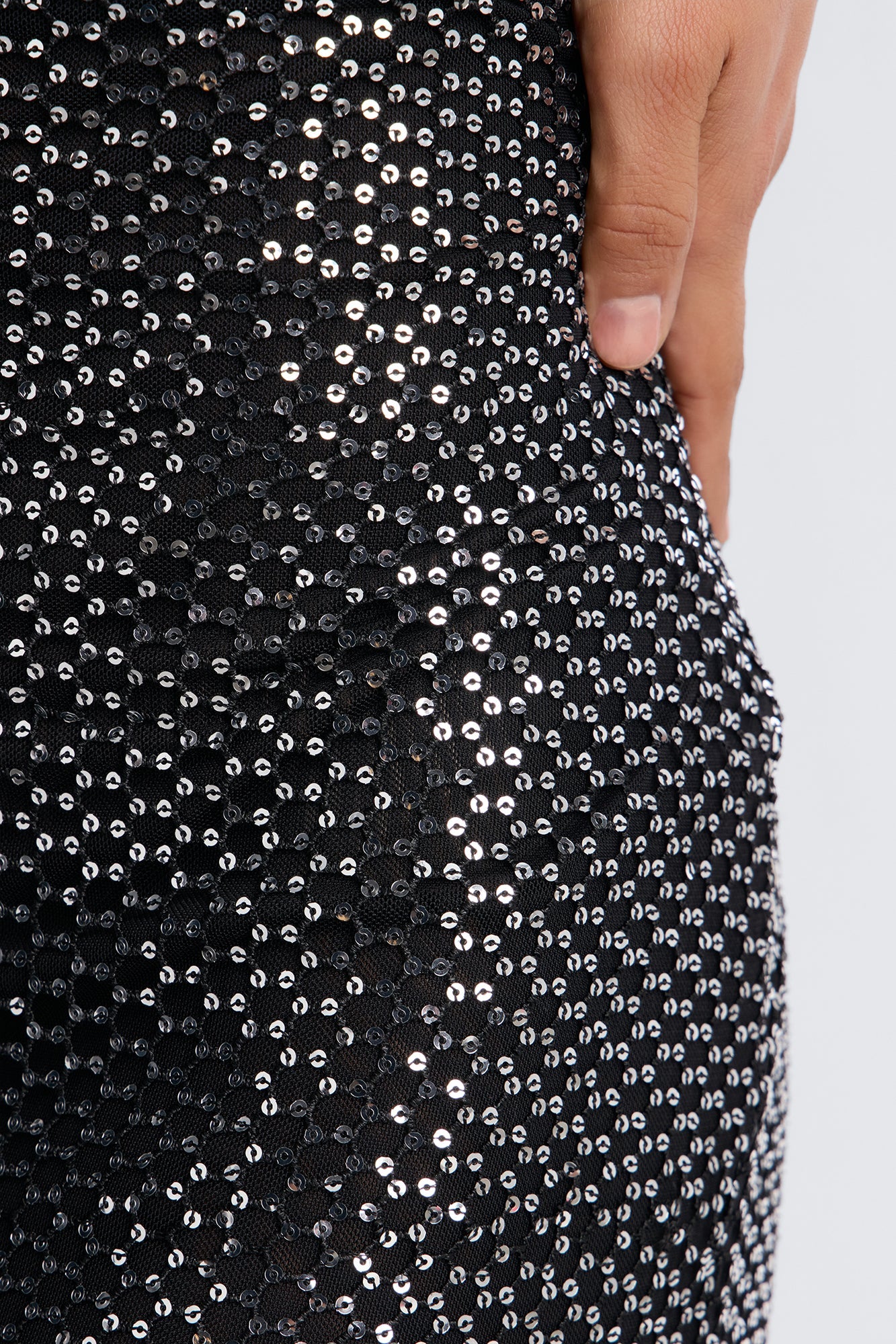Showstopping Cowl Neck Maxi Dress - Black