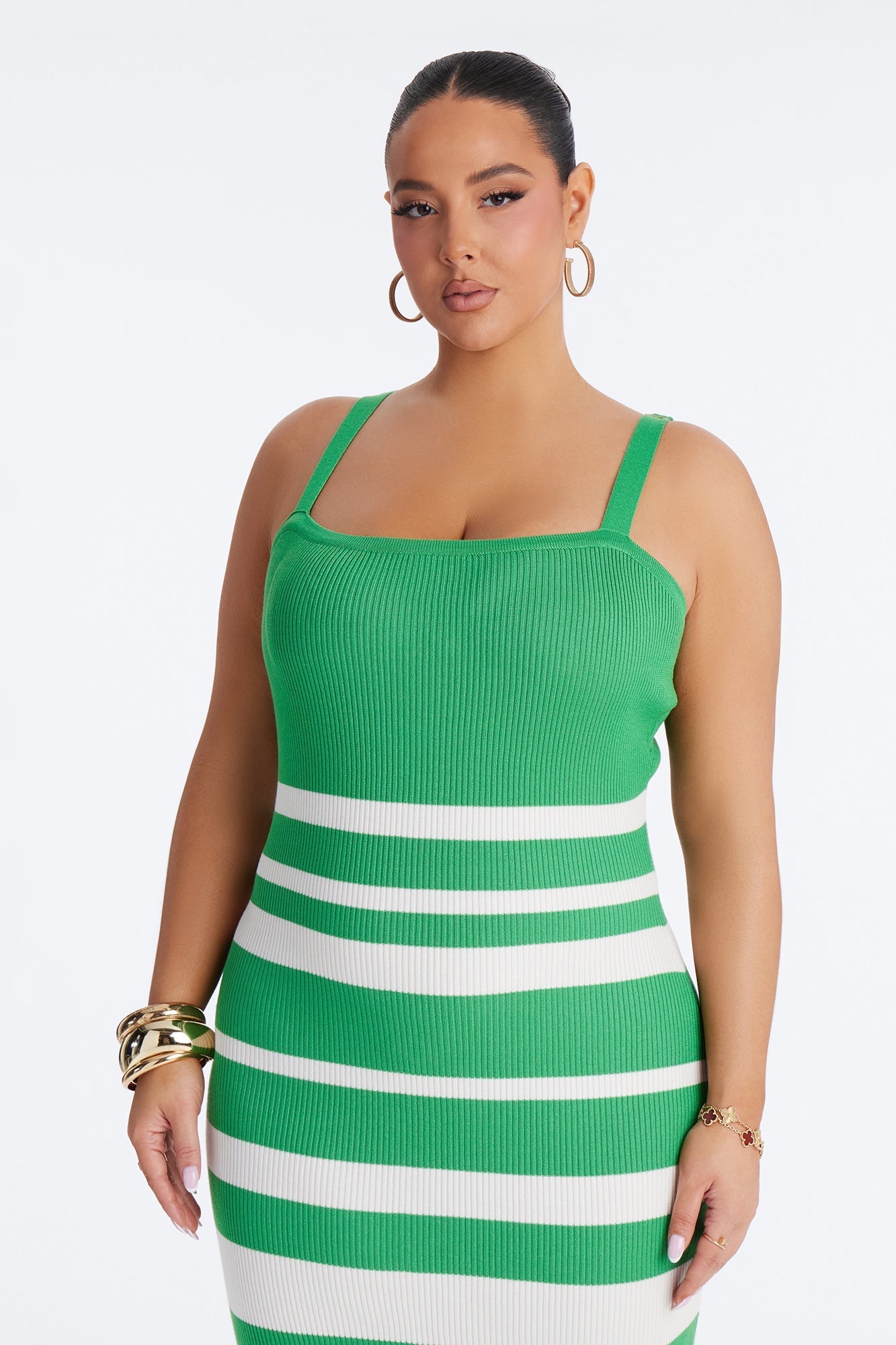 Cherry Pop Sweater Maxi Dress - Kelly Green Fashion Nova