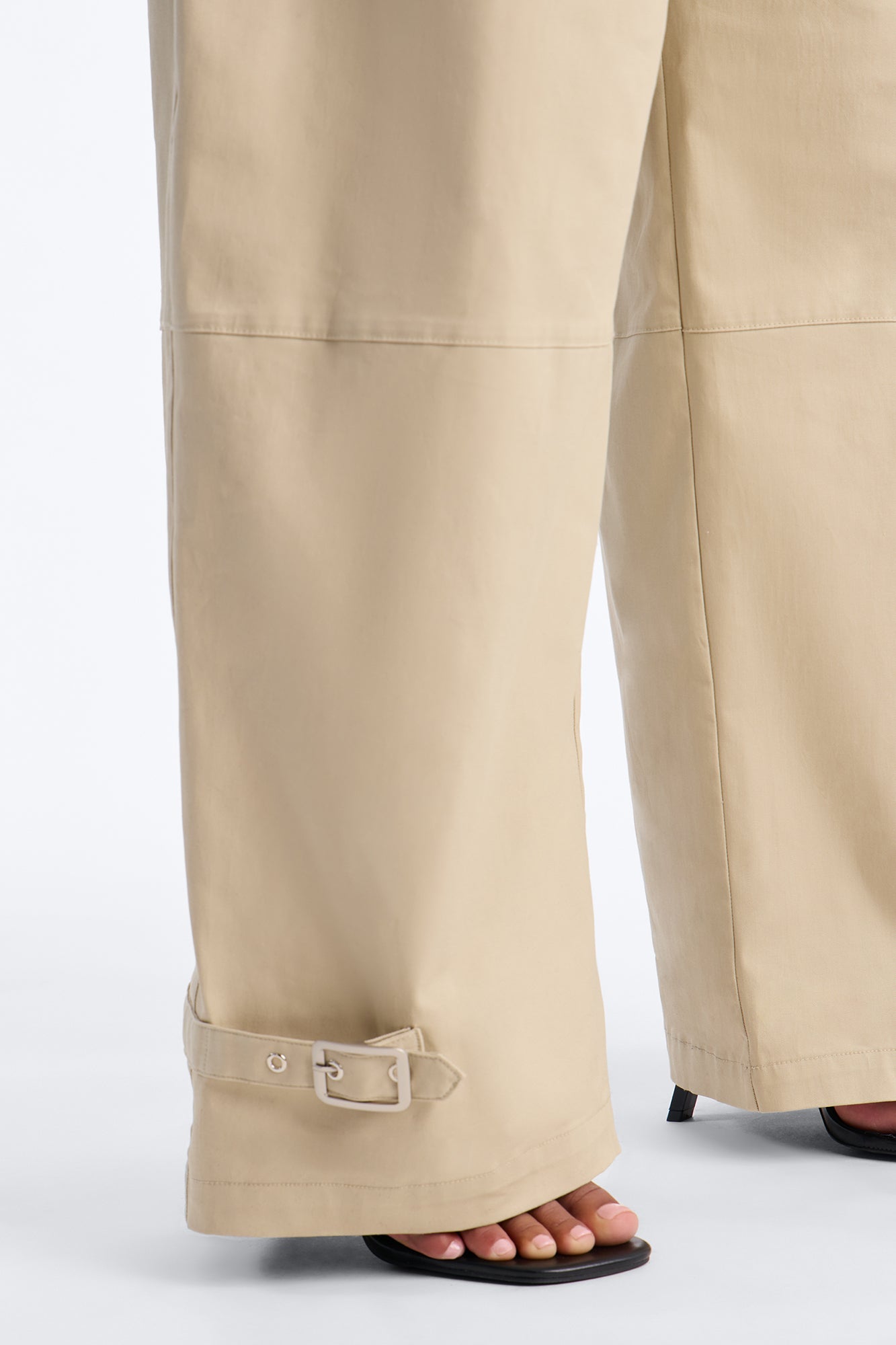 City Girl Twill Pant Set - Tan
