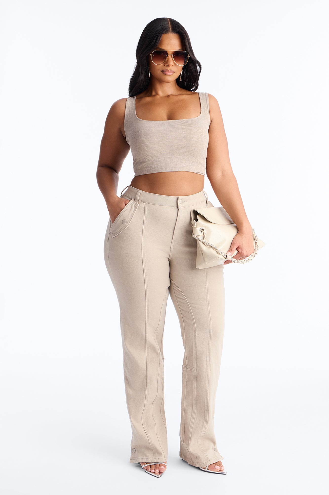 Chasin' You Mineral Wash Pant - Grey