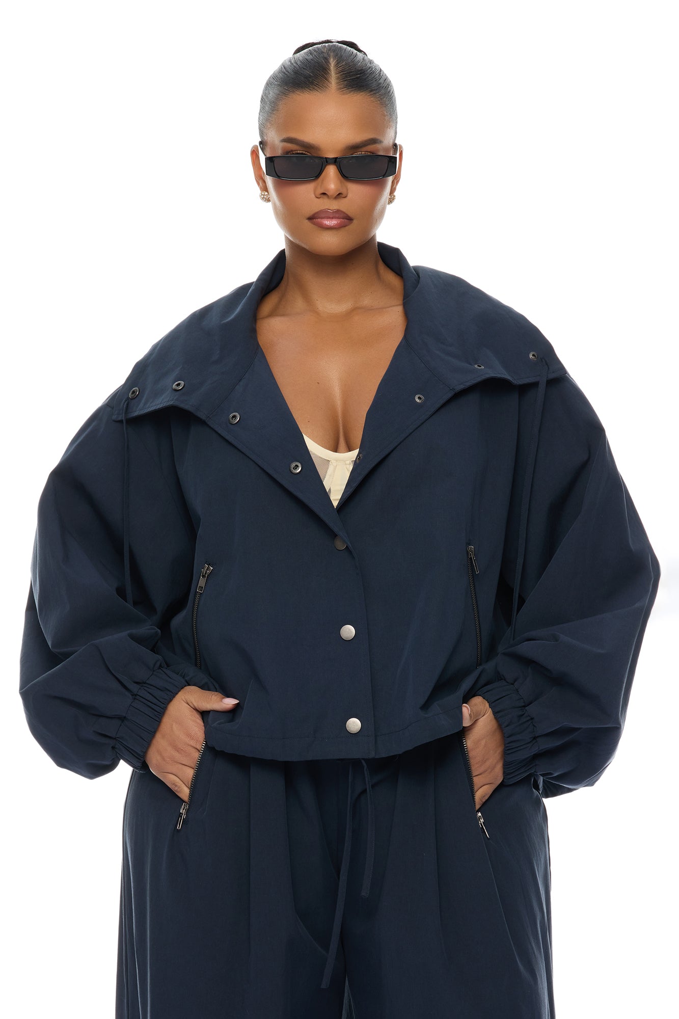 So Effortless Cargo Jacket - Navy
