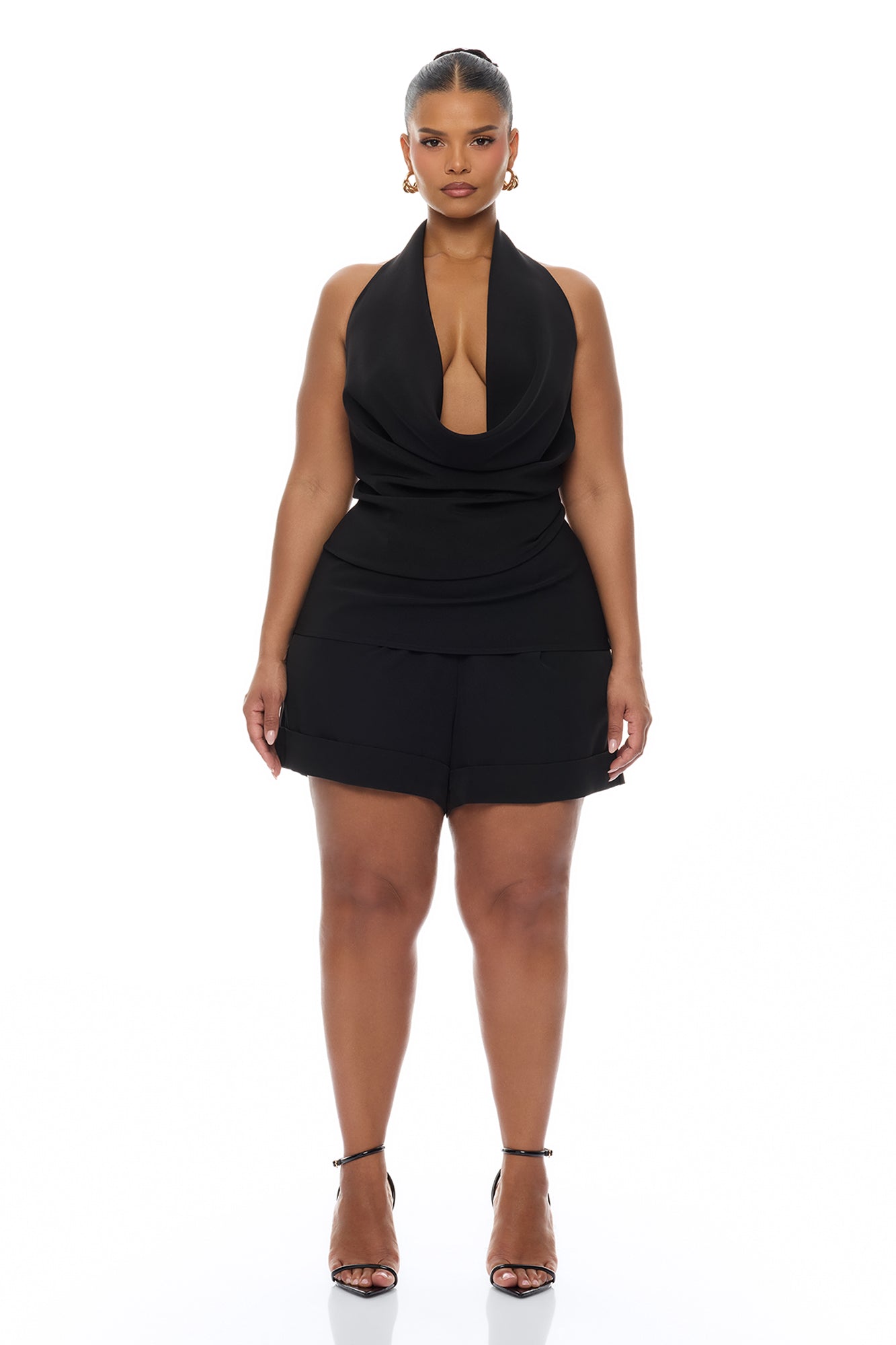 Timeless Touch Short Set - Black
