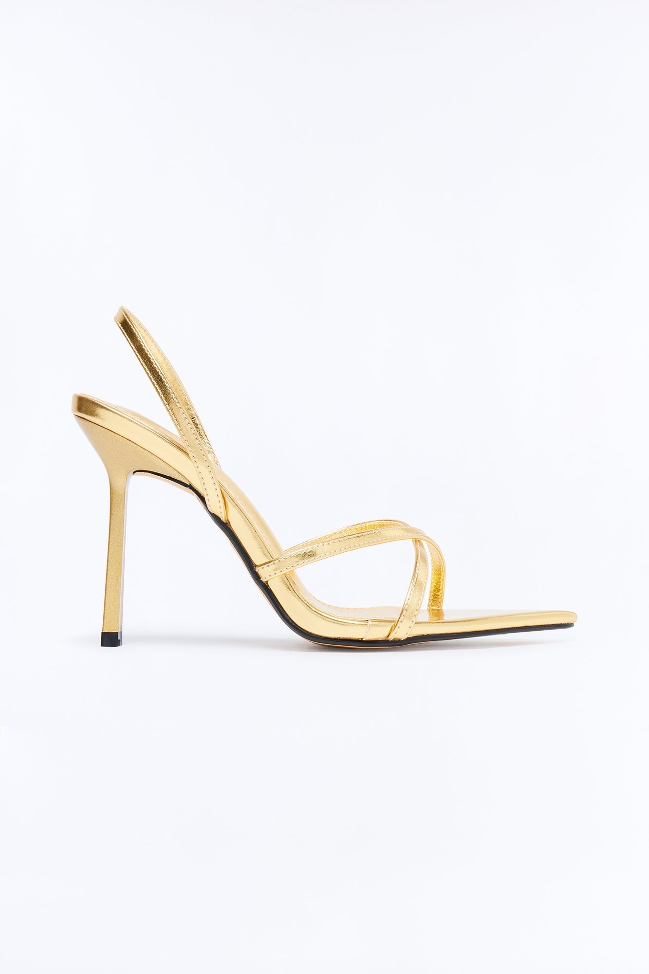 Annalise Stiletto Slingback Heels - Gold Fashion Nova