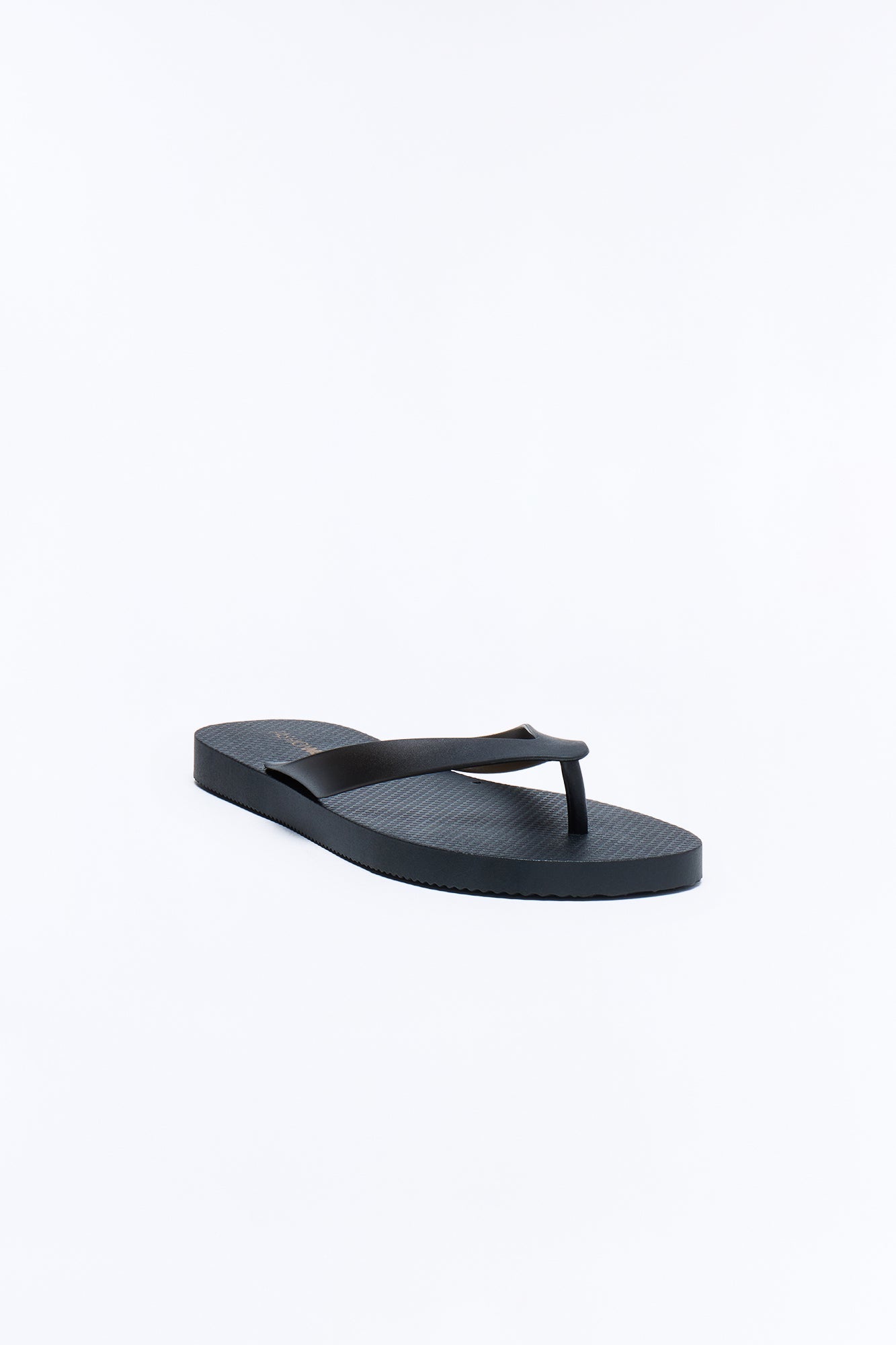 Waves Flip Flops - Black Fashion Nova