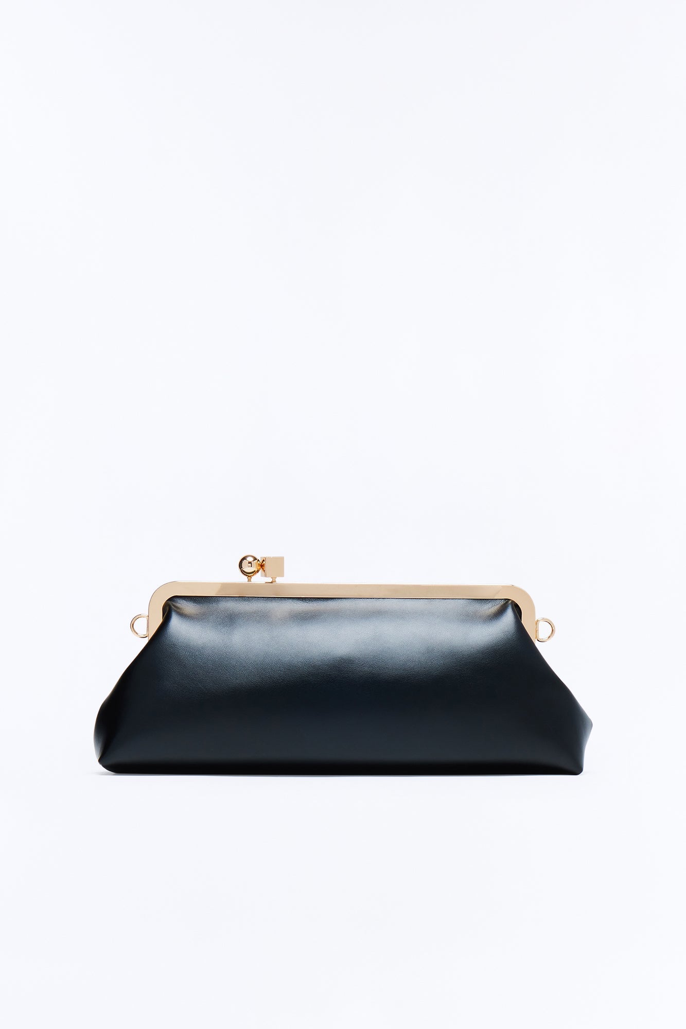 Don't Kiss And Tell Faux Leather Bag - Black Fashion Nova