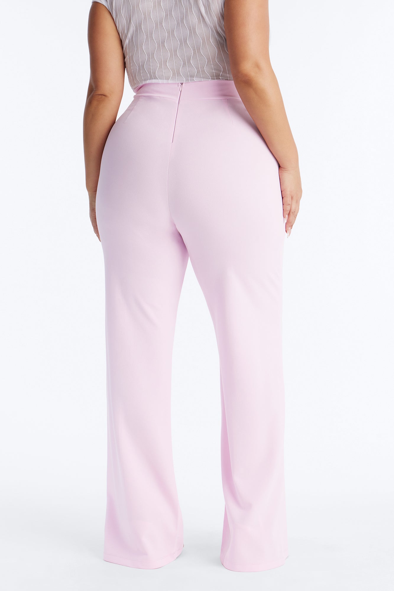 Call It Even Wide Leg Dress Pants - Light Pink Fashion Nova