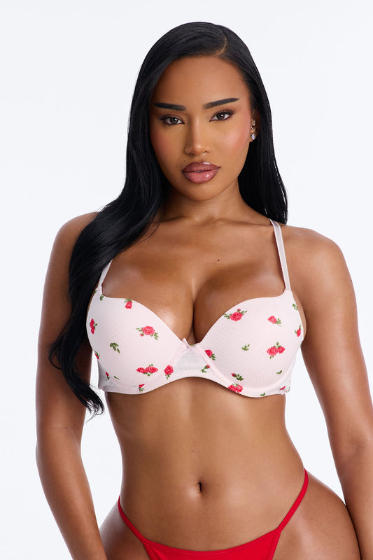Always Ribbed Underwire T-Shirt Bra - Pink