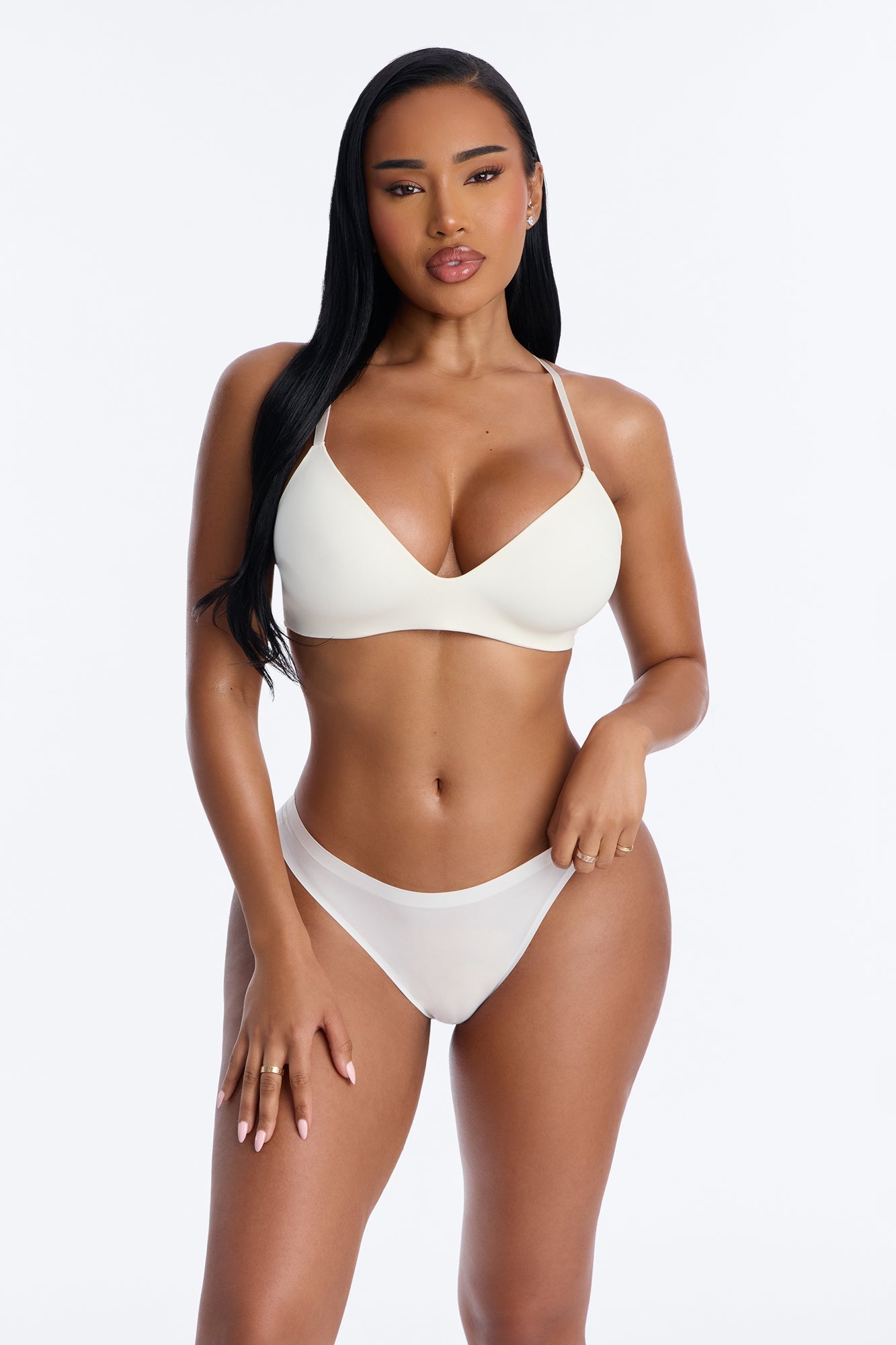 Let Me Live Wireless Bra - Marble