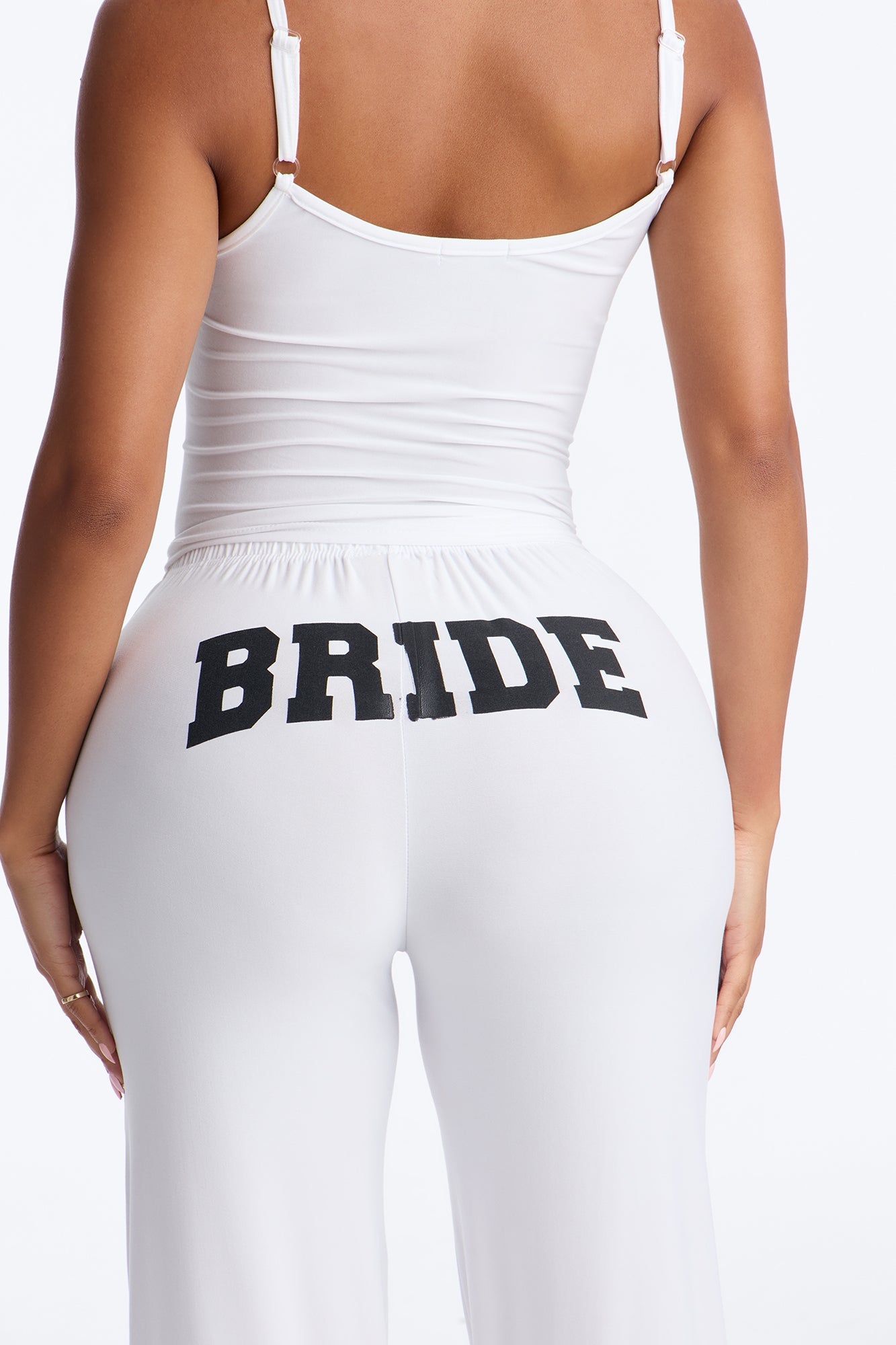 Bride Boarding PJ Set - White