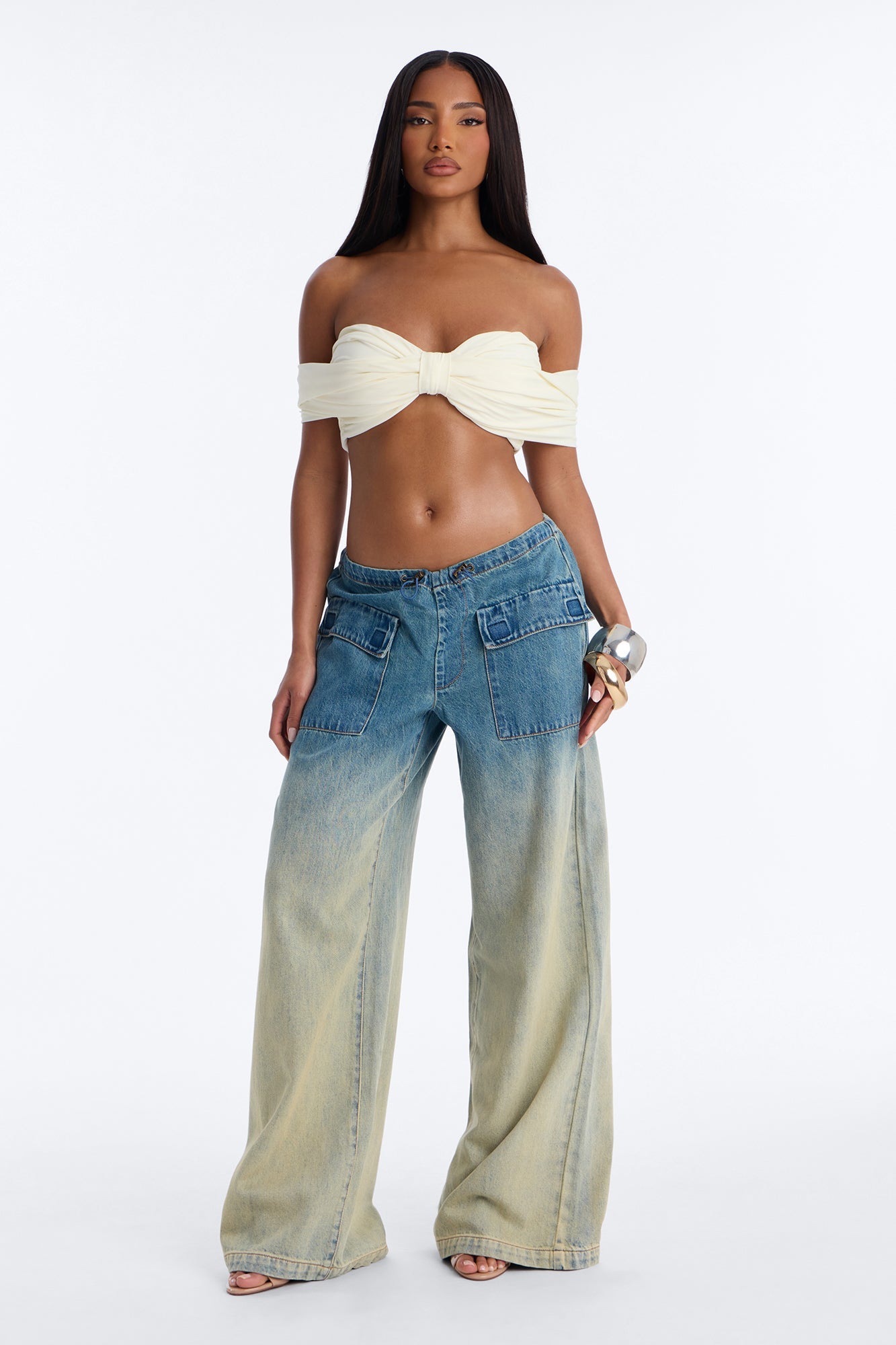 Wander More Loose Fit Jeans - Vintage Wash