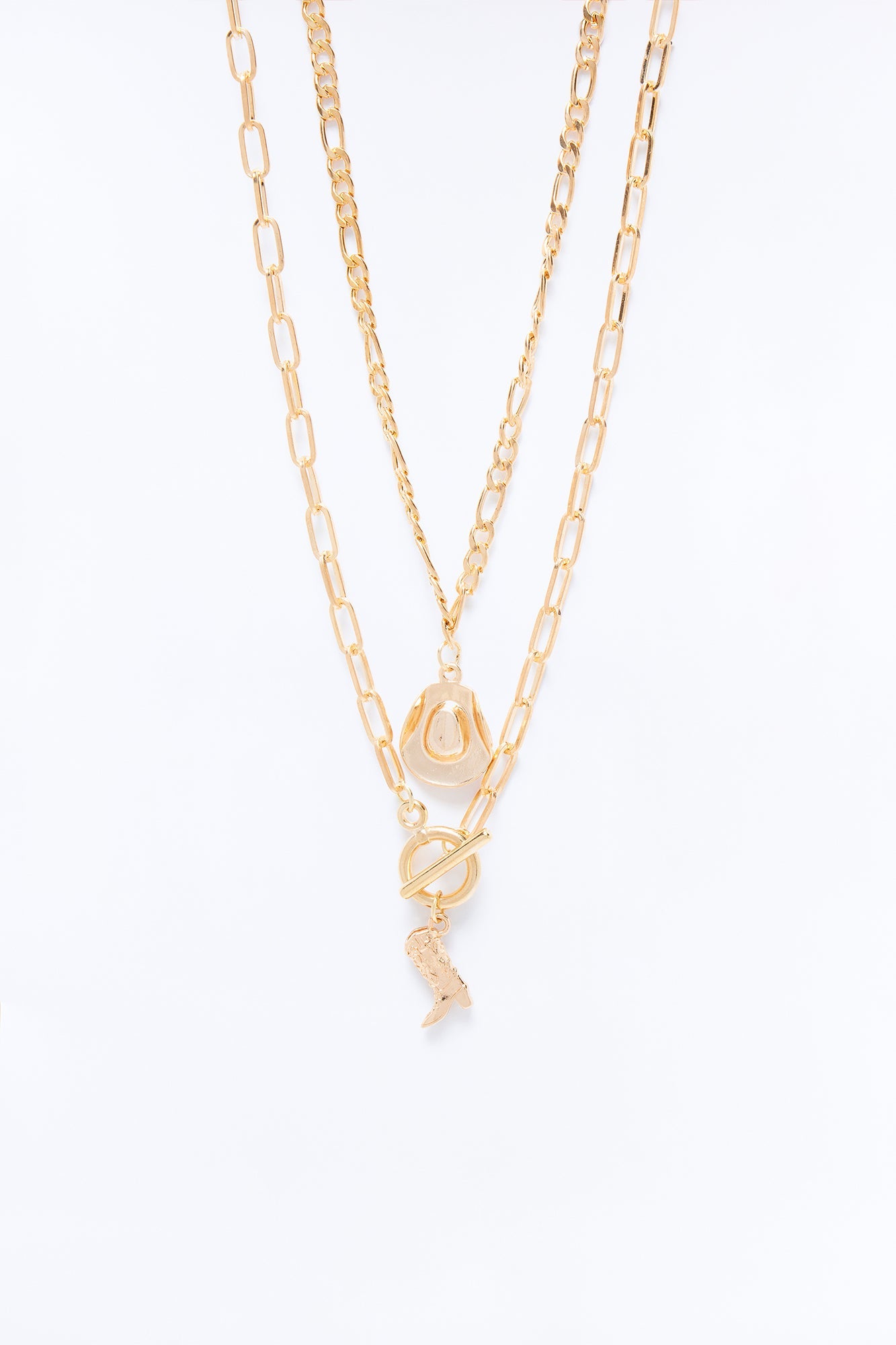 It's A Lifestyle Western Layered Necklace - Gold