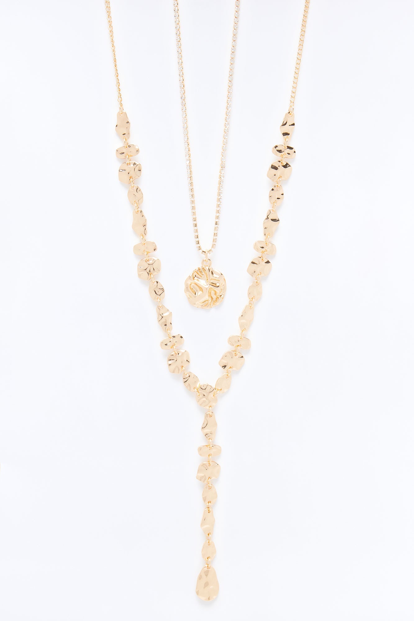 Caribbean Oasis Layered Necklace - Gold