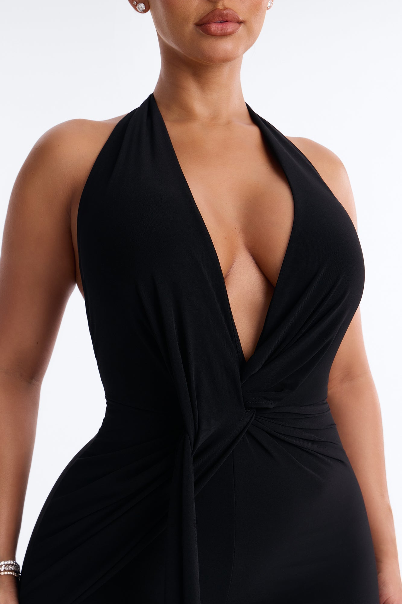 Always That Girl Backless Jumpsuit - Black