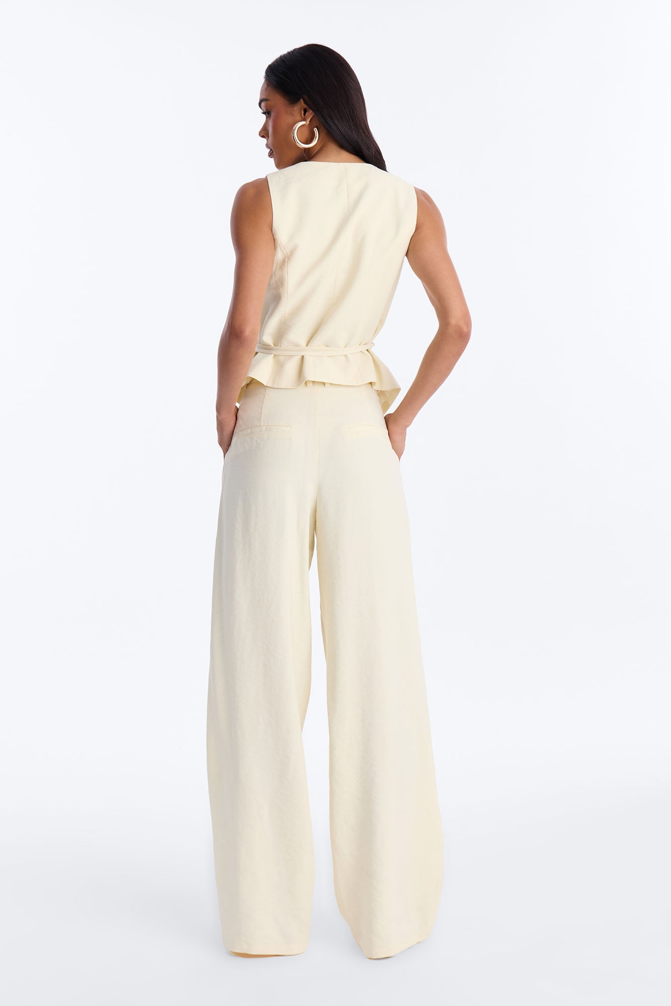 Minimal Moment Pant Set - Yellow