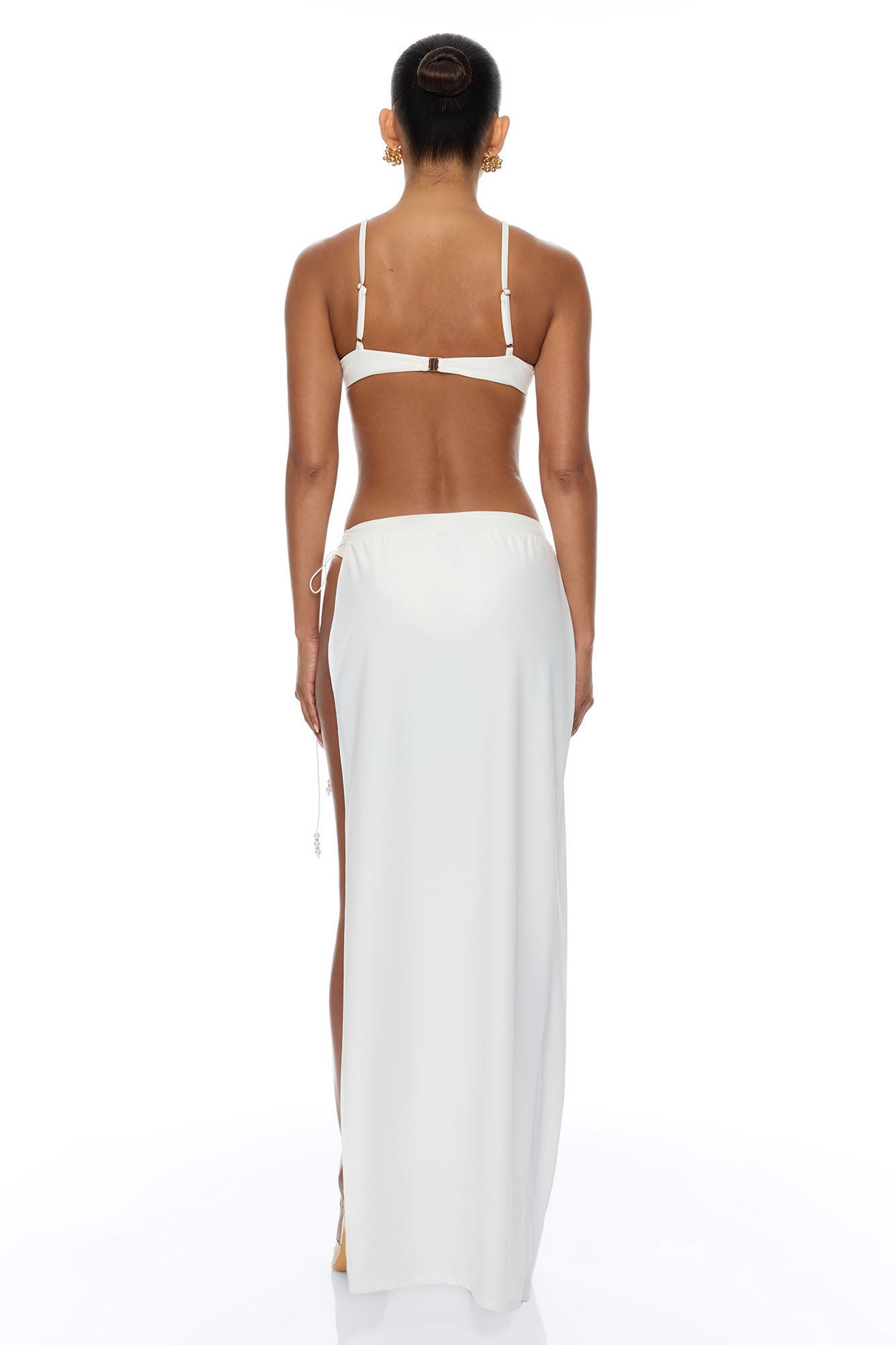 Michelle Pearl 3 Piece Bikini Set - White