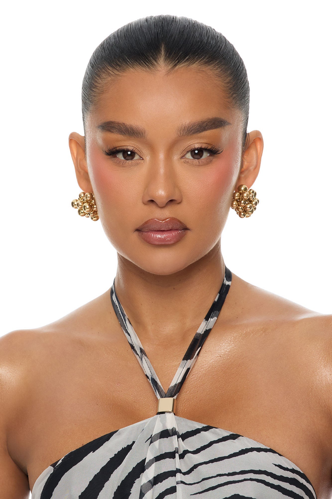 Bubbly Feeling Earrings - Gold Fashion Nova