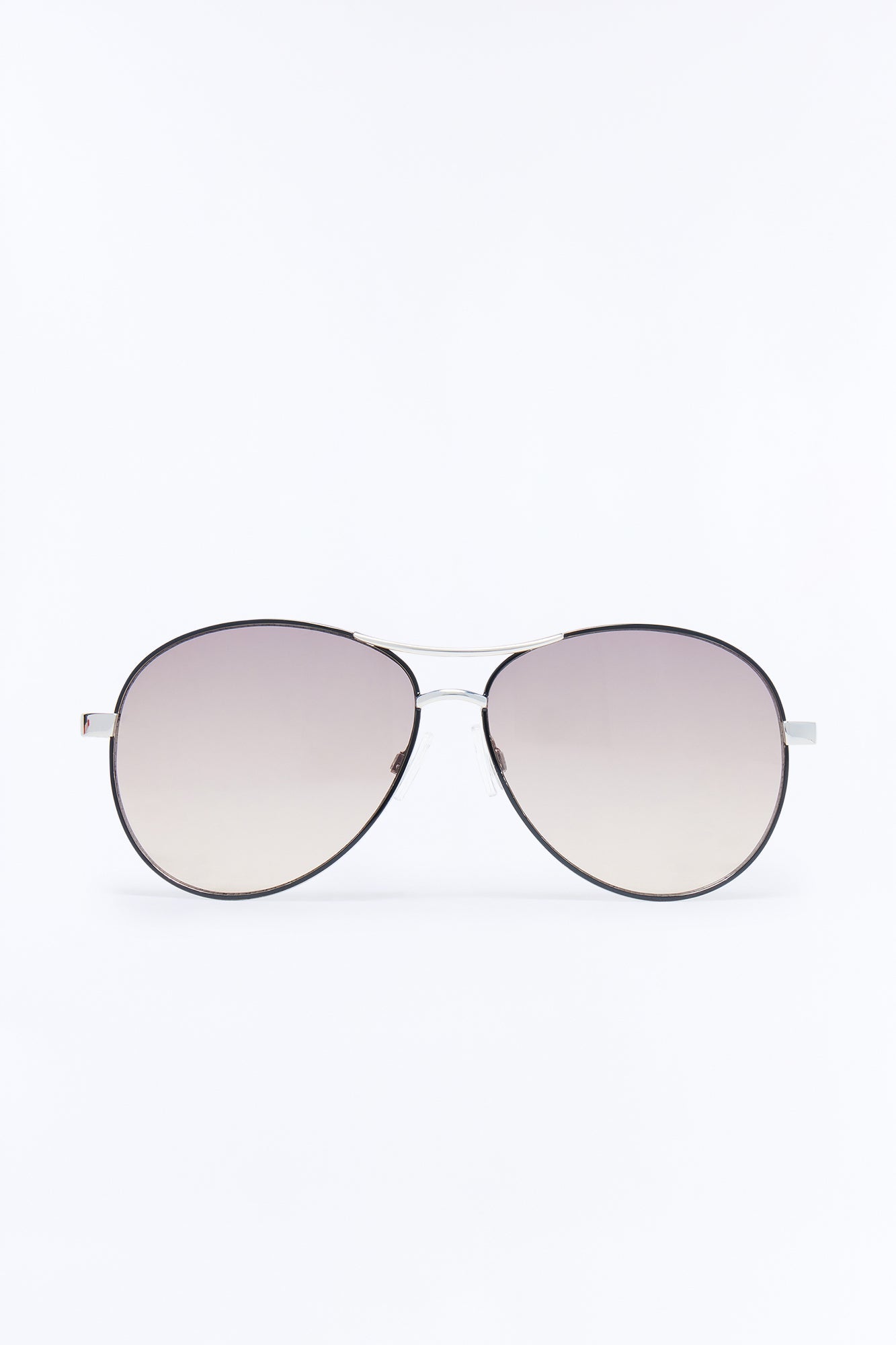 Cute Co Pilot Sunglasses - Black/Silver