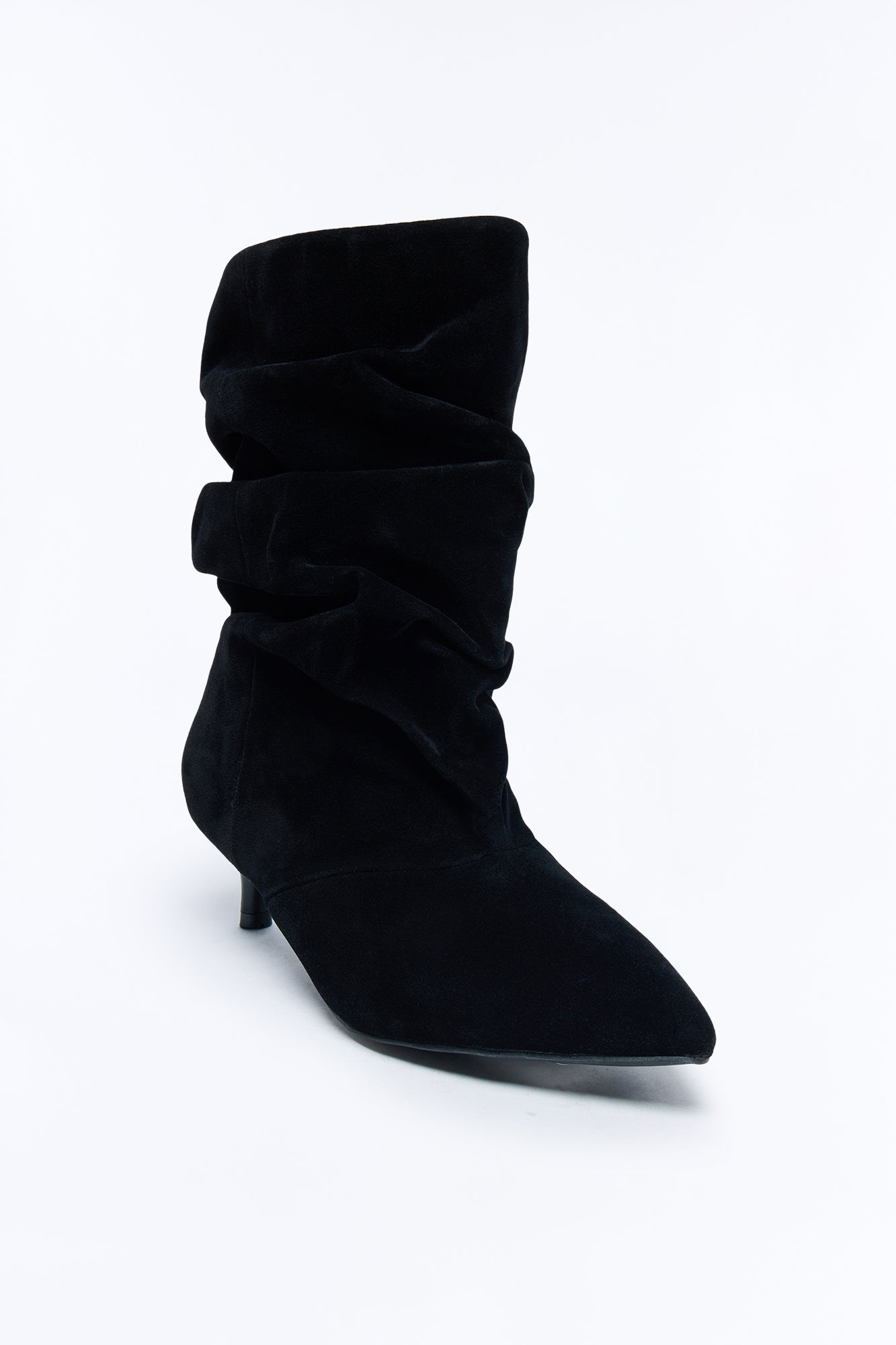 Freddi Ruched Bootie - Black