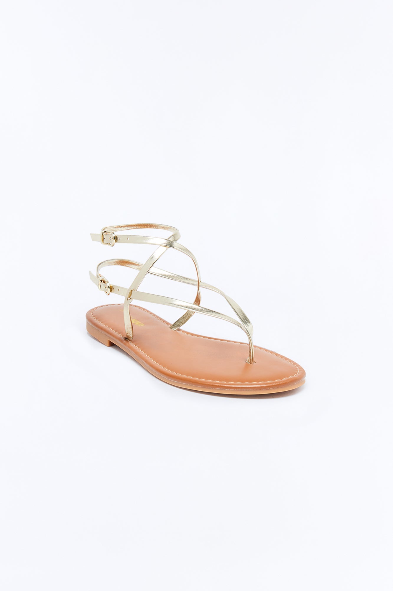 Santa Cruz Ankle Strap Sandals - Gold