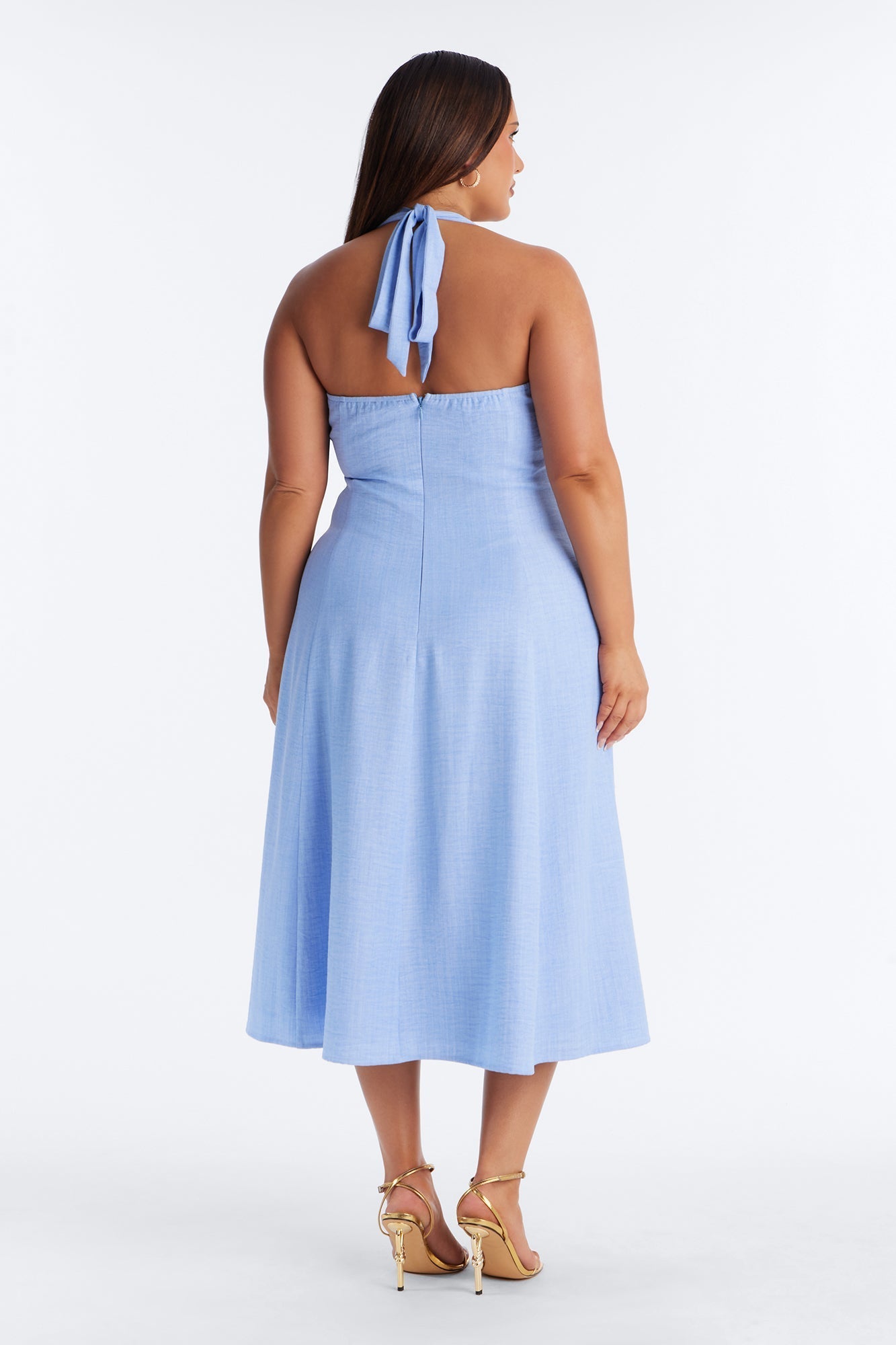 Christine Halter Midi Dress - Blue Fashion Nova