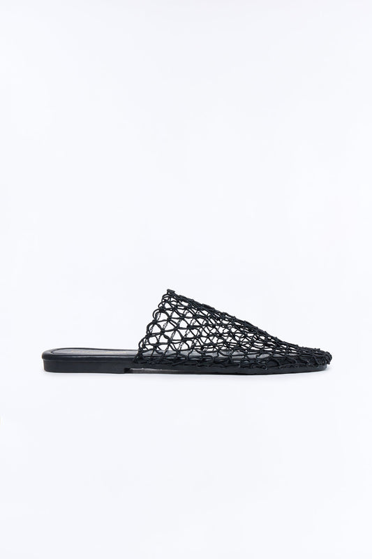 Dewan Slip On Flats - Black