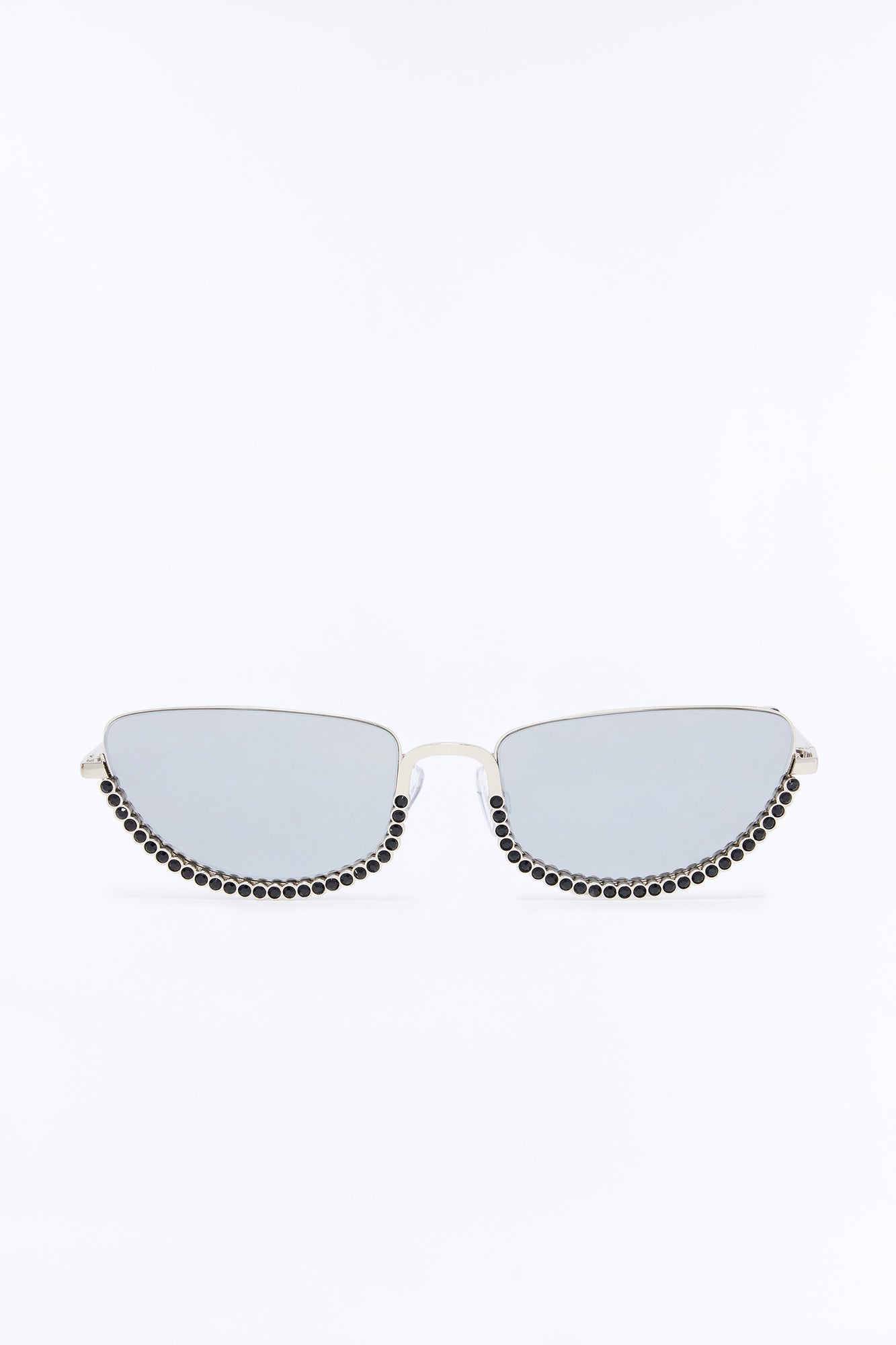 Pop Star Sunglasses - Silver/Black