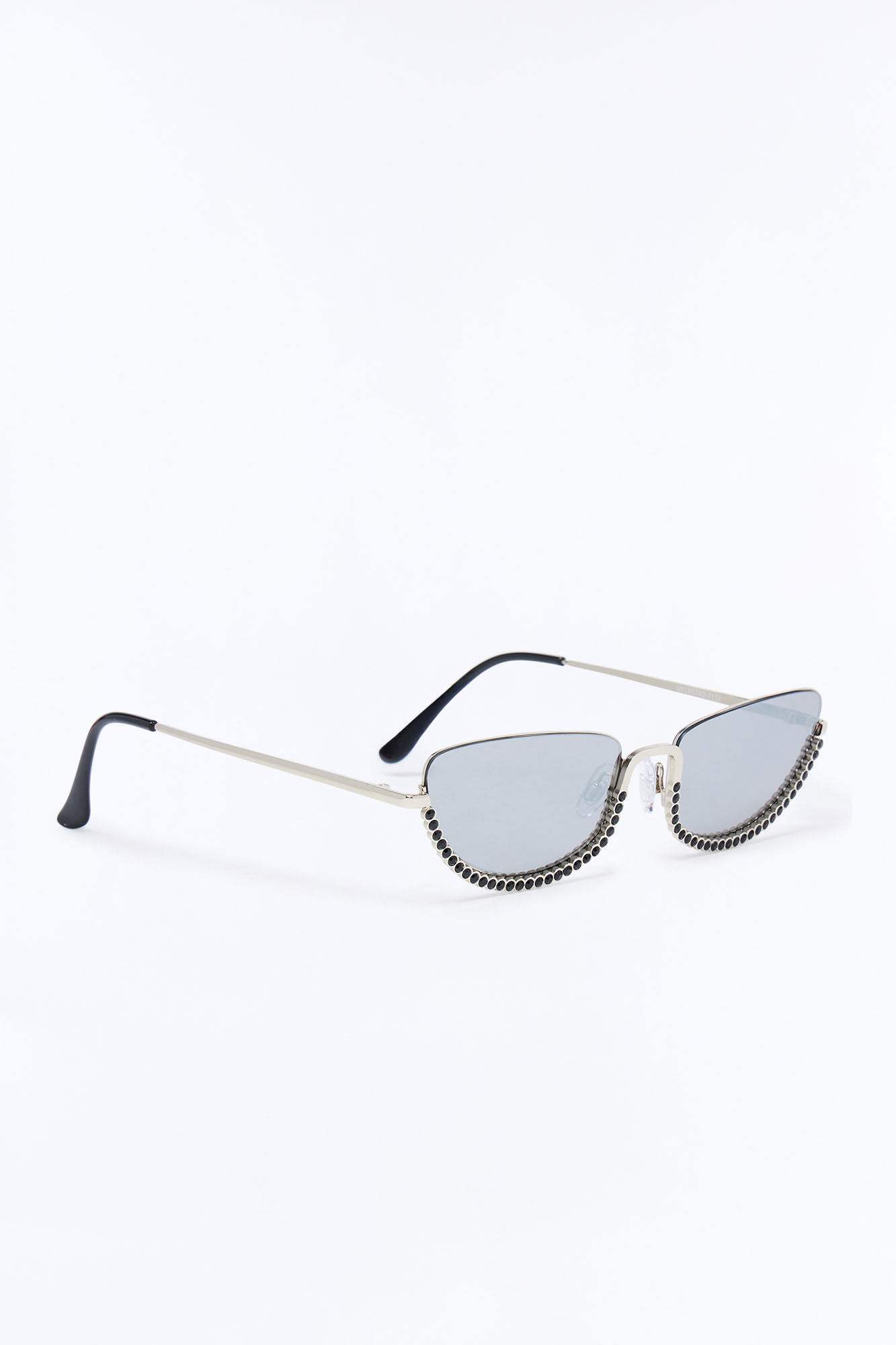 Pop Star Sunglasses - Silver/Black