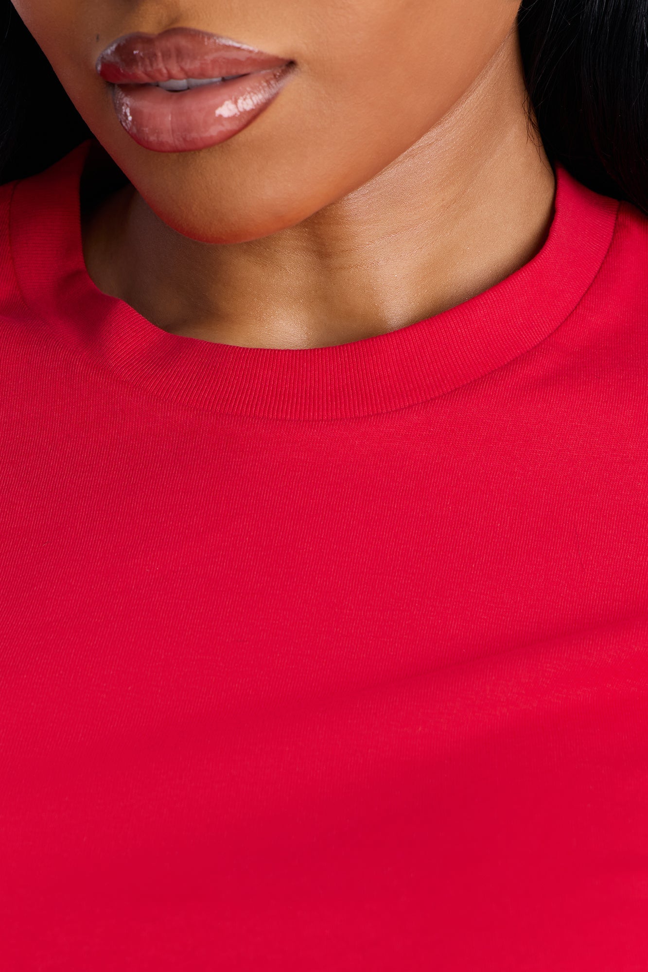 Random Tuesday Oversized T Shirt - Red