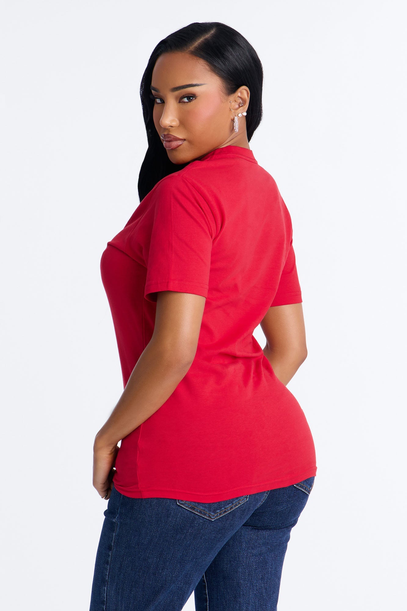 Random Tuesday Oversized T Shirt - Red