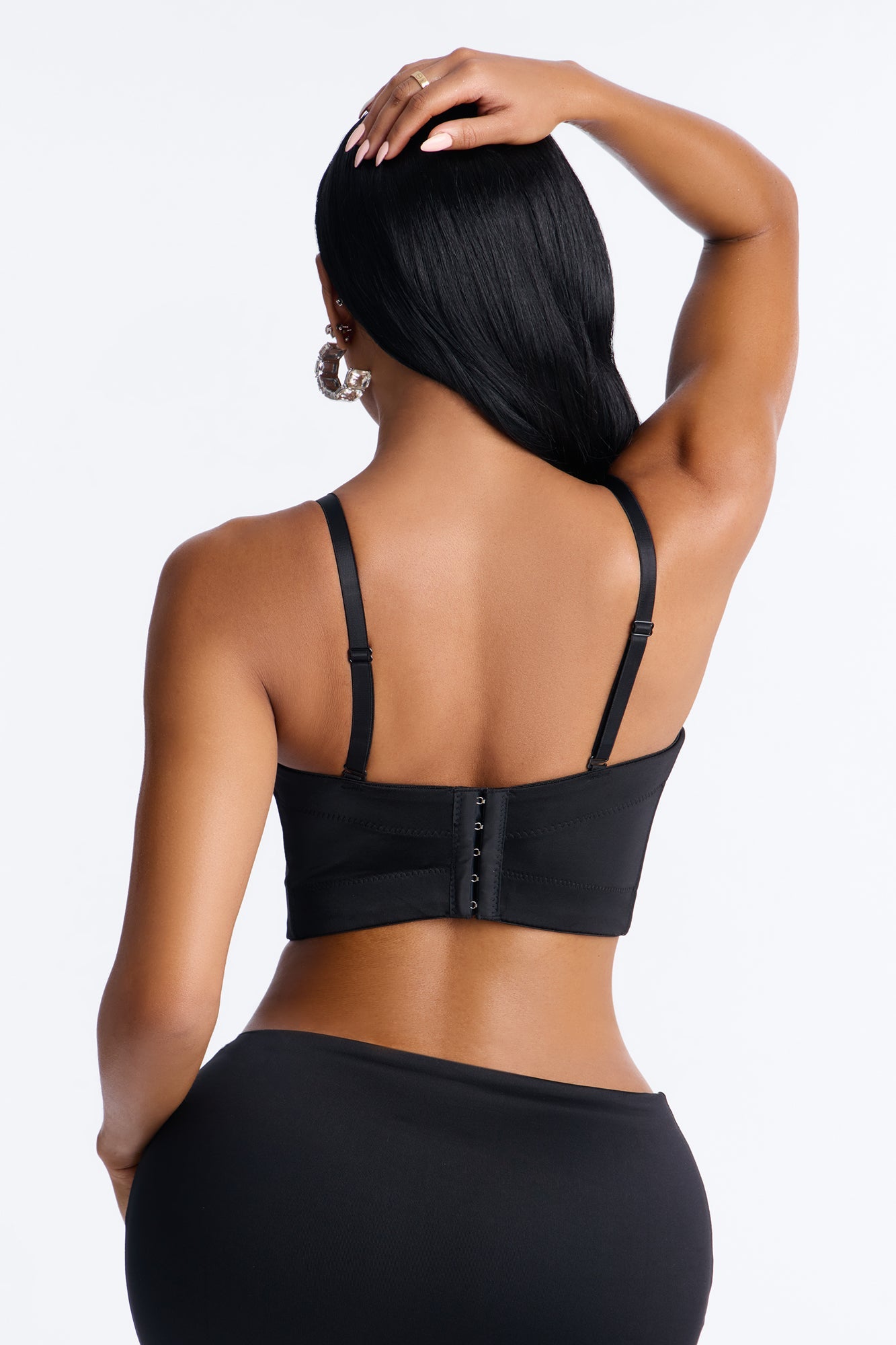 Cosmic Heat Rhinestone Embellished Corset - Red