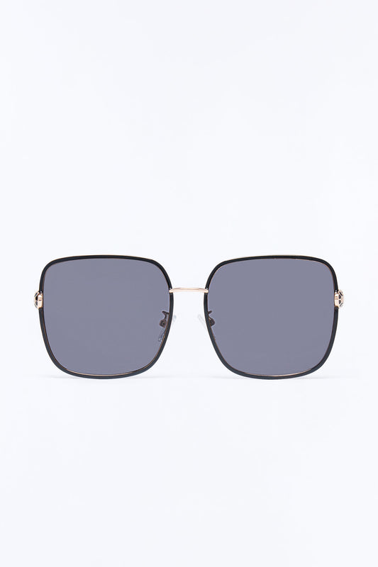 Sneaking Up Sunglasses - Black