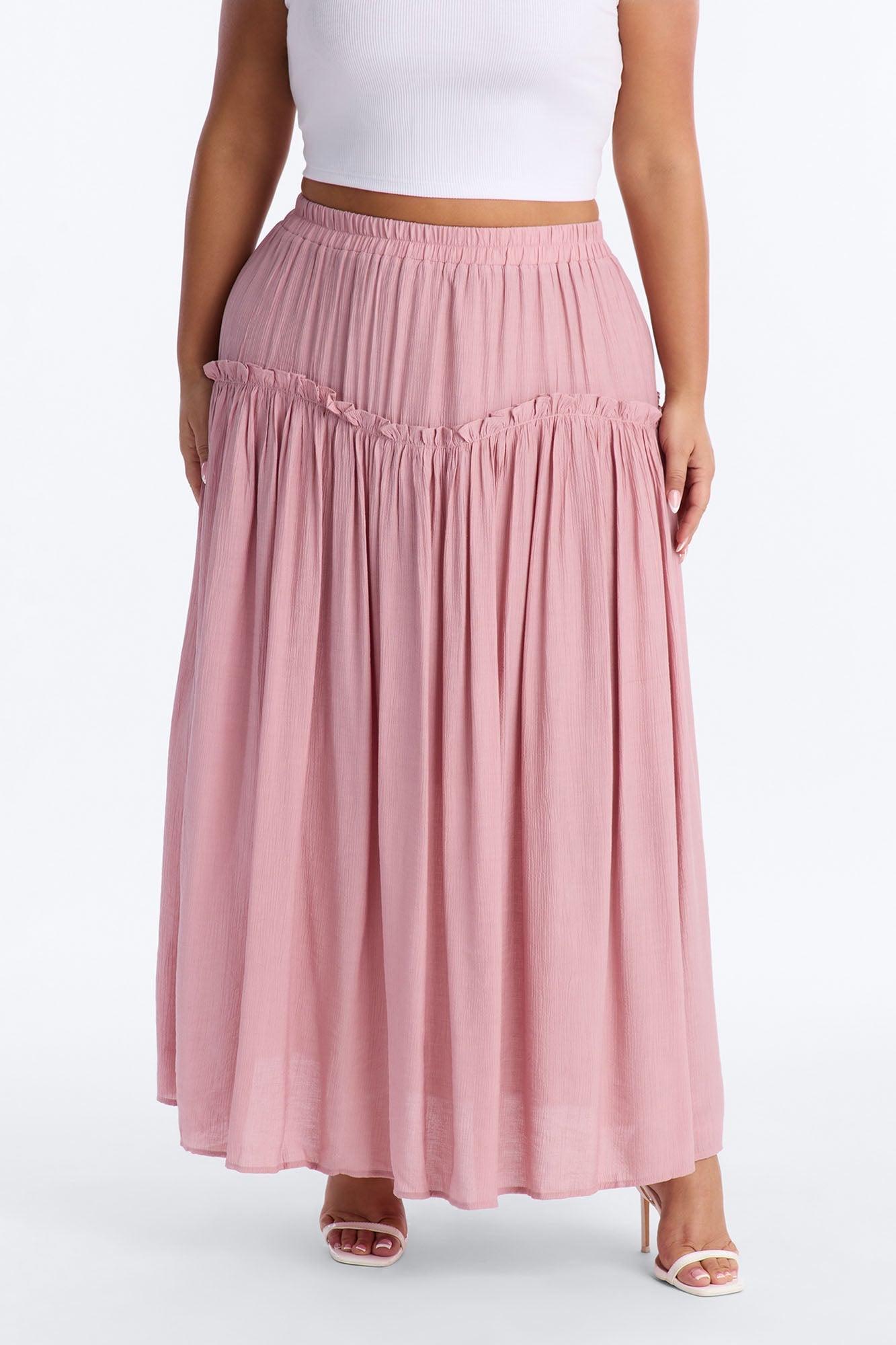 Lily Maxi Skirt - Mauve