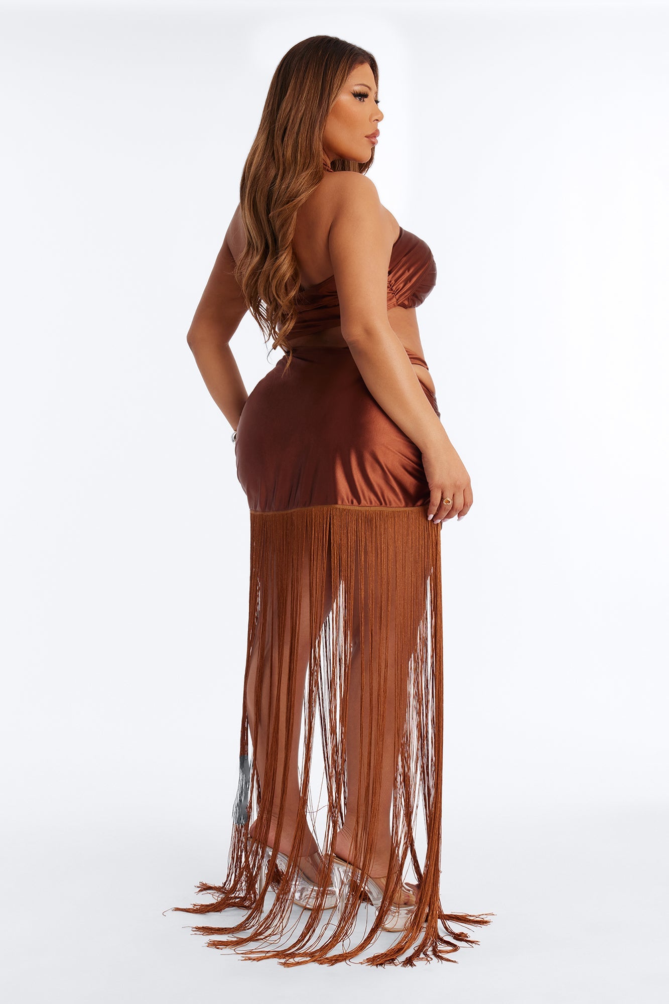 Beach Waves Ringing Swim Sunsuit - Bronze