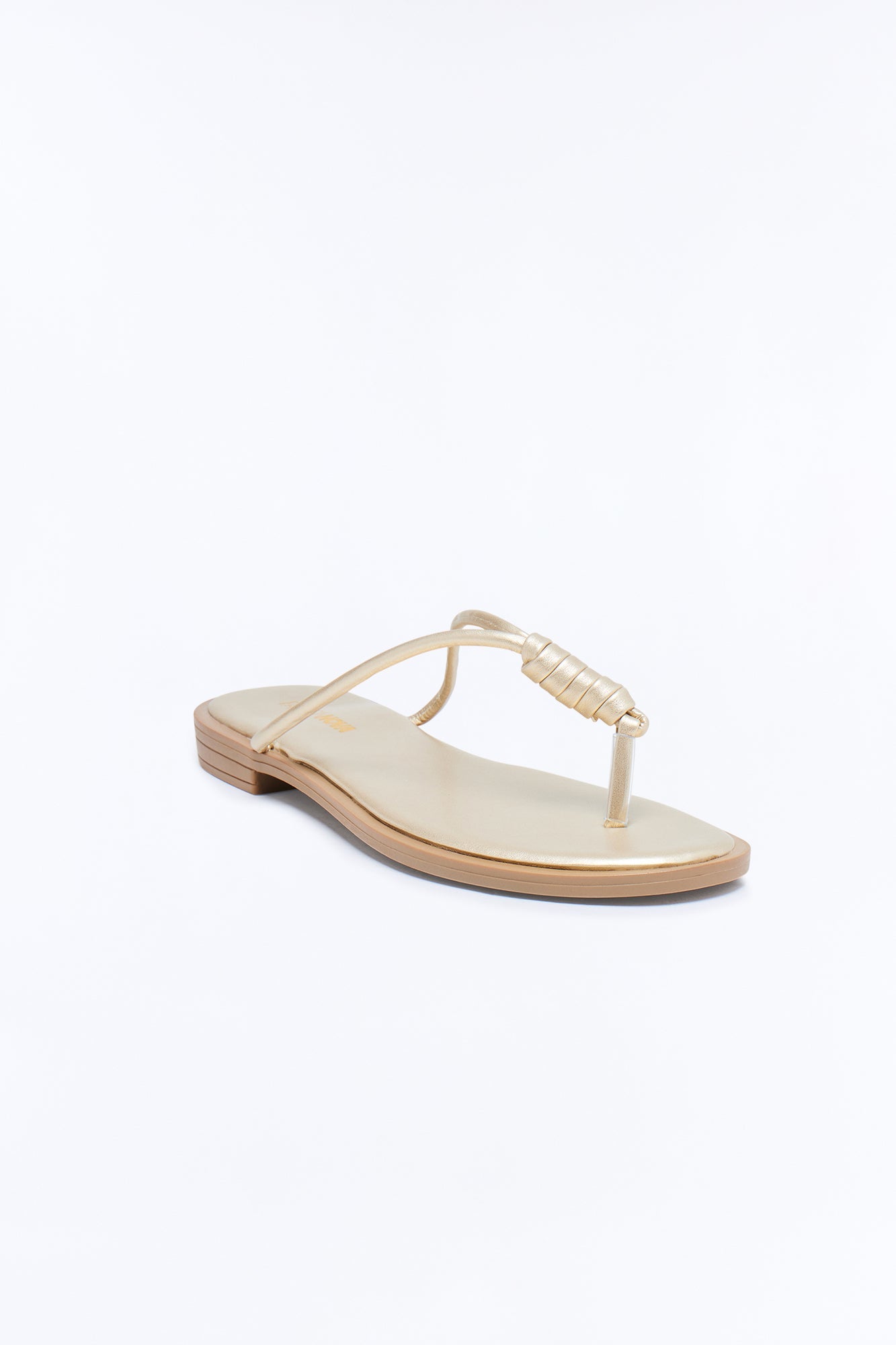Kendall Knot Flip Flops - Gold