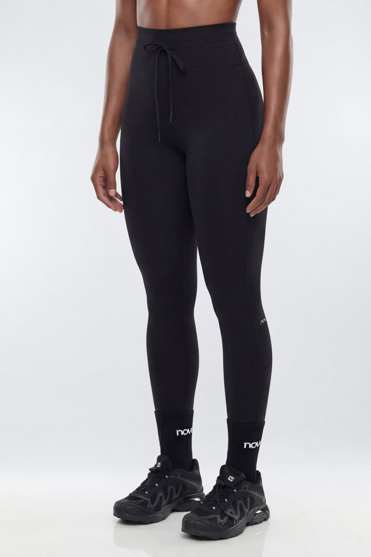 ProStretch™ 27″ High Rise Drawstring Legging - Black