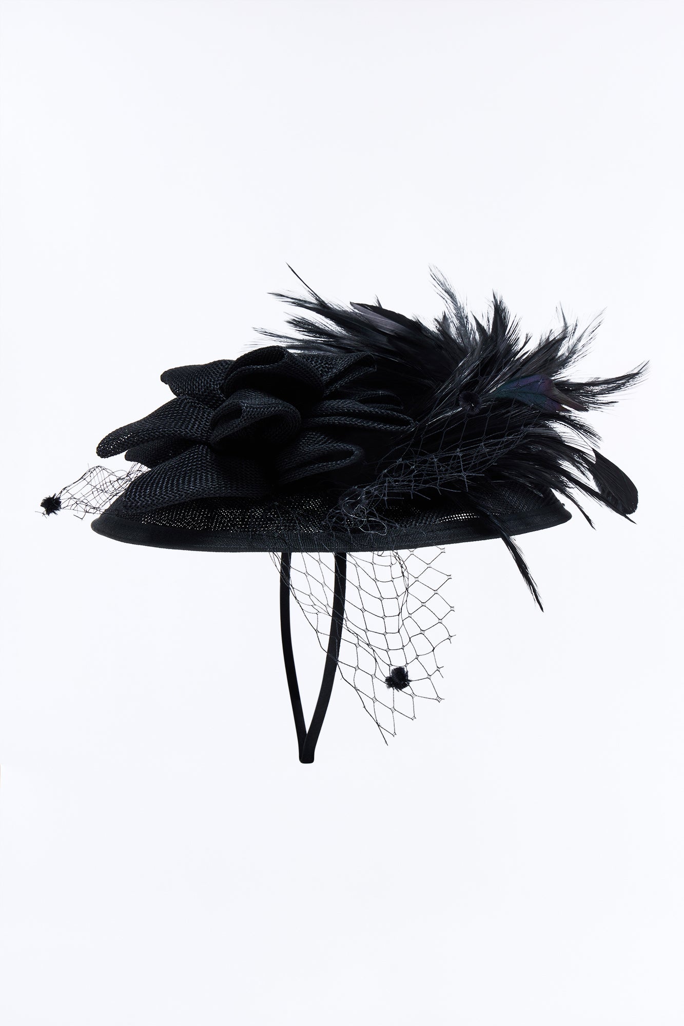Talk Derby To Me Fascinator - Black