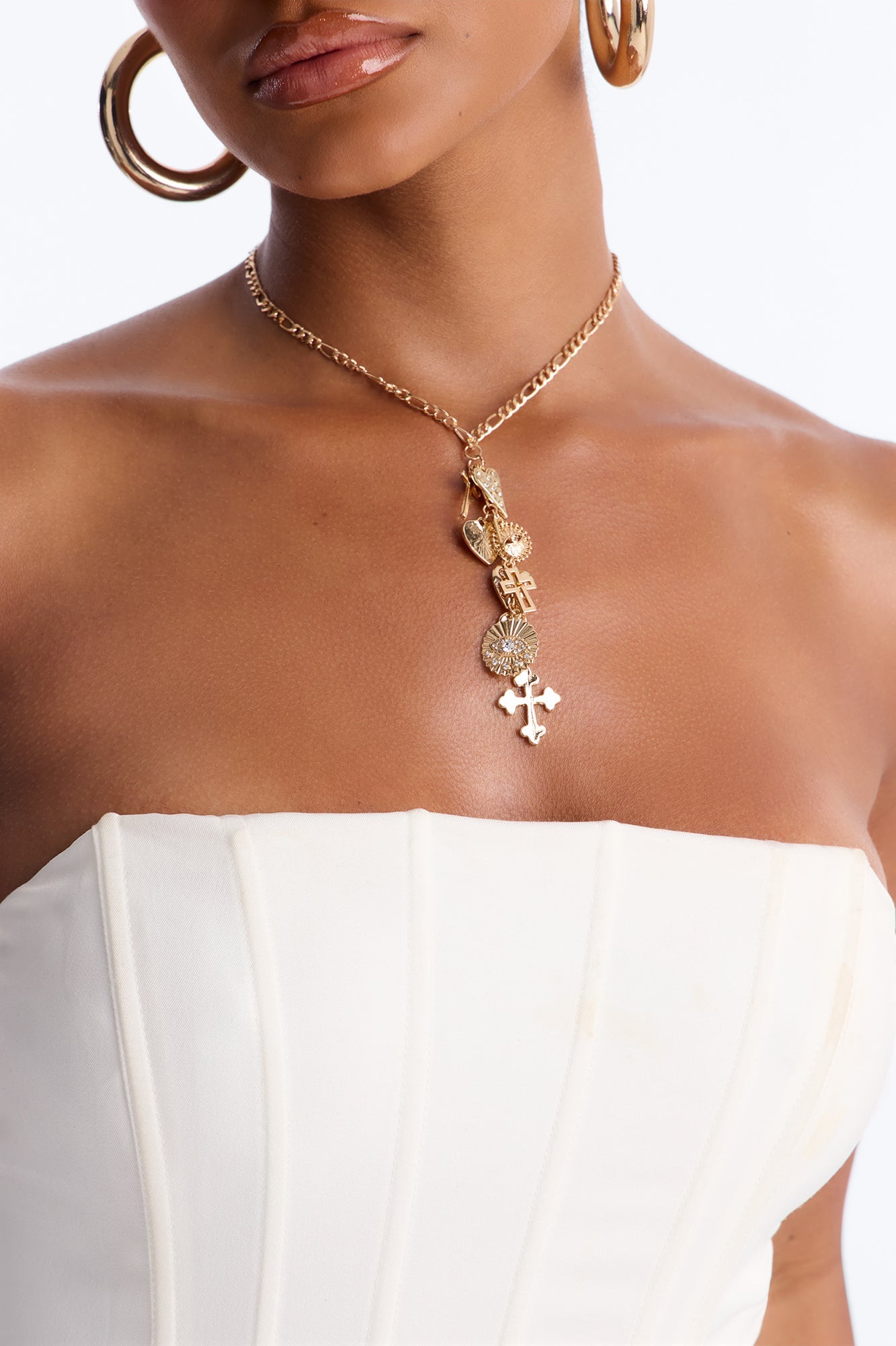 The Beach Is Calling Lariat Necklace - Gold
