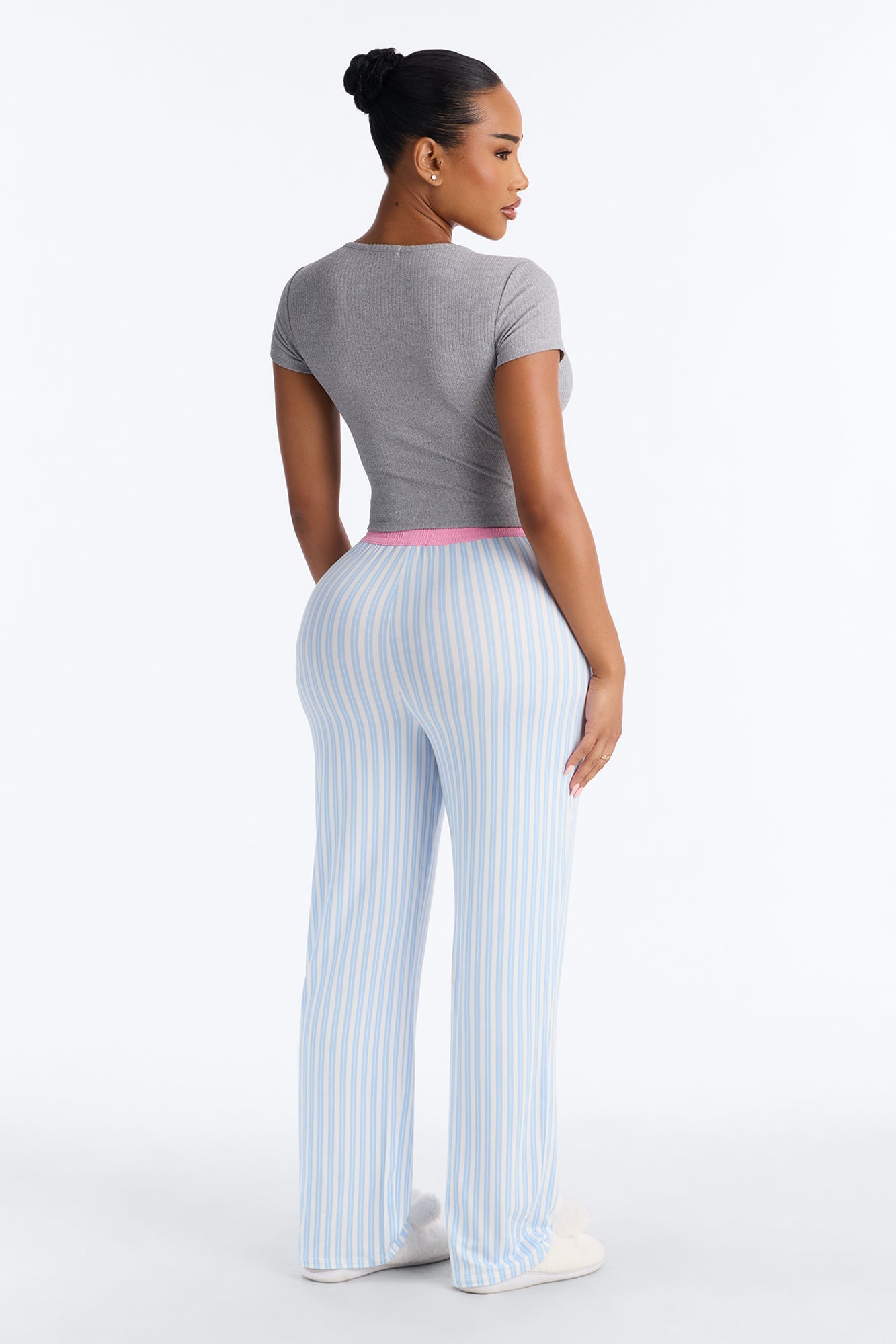 Let Me Sleep Boxer PJ Pant Set - Blue/combo