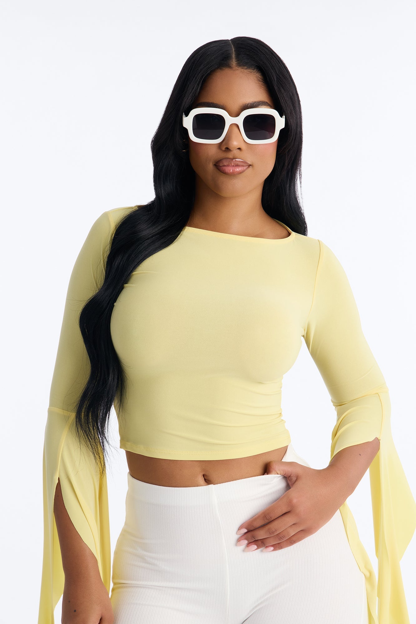 Got What I Want Sunglasses - White