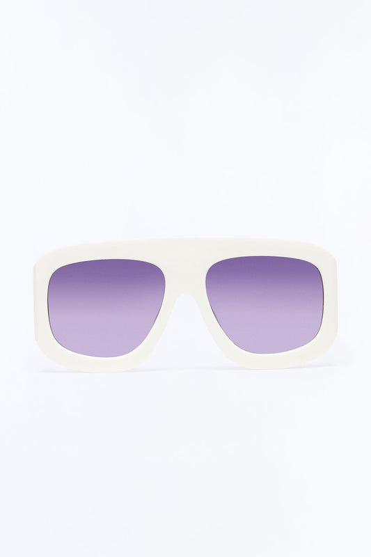 Coolest In Town Sunglasses - Beige