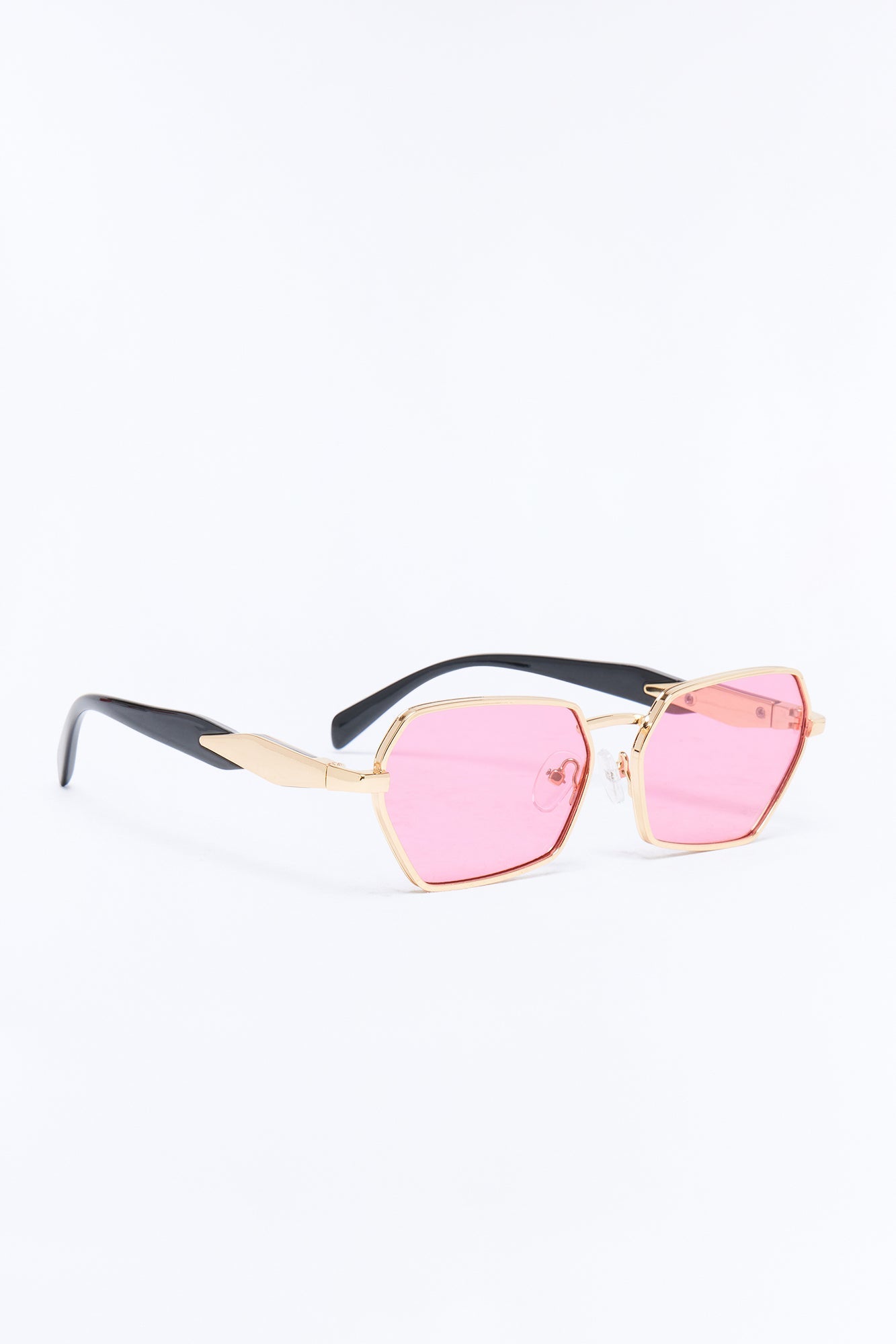 Abbot Kinney Blvd Sunglasses - Gold/Pink