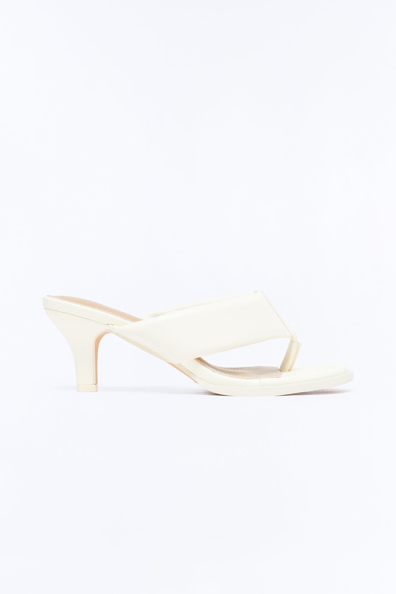 Cardinal Thong Kitten Heels - Cream